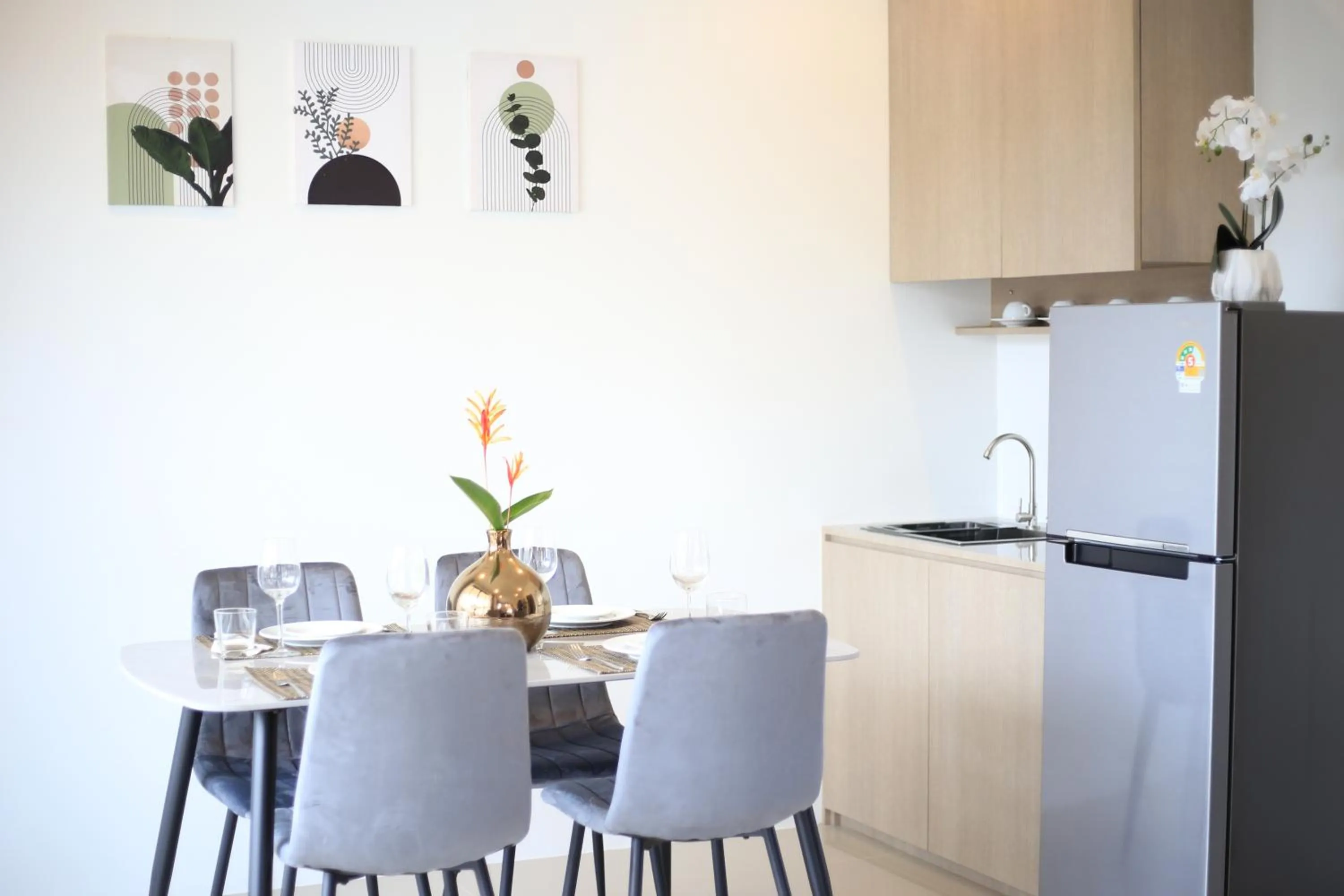 Kitchen or kitchenette in Shangrilah Bungalow