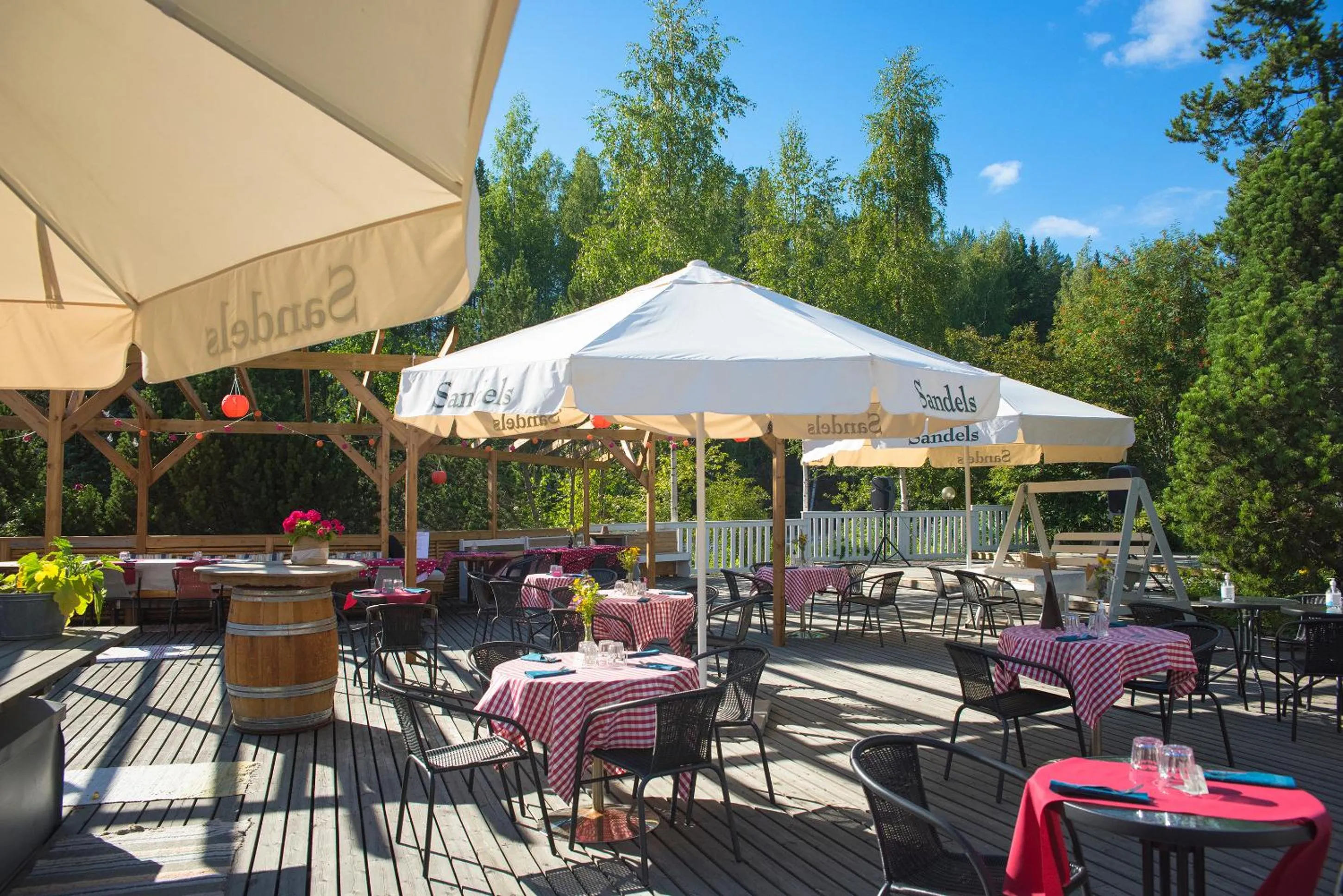 Patio in Boutique hotel Sawohouse
