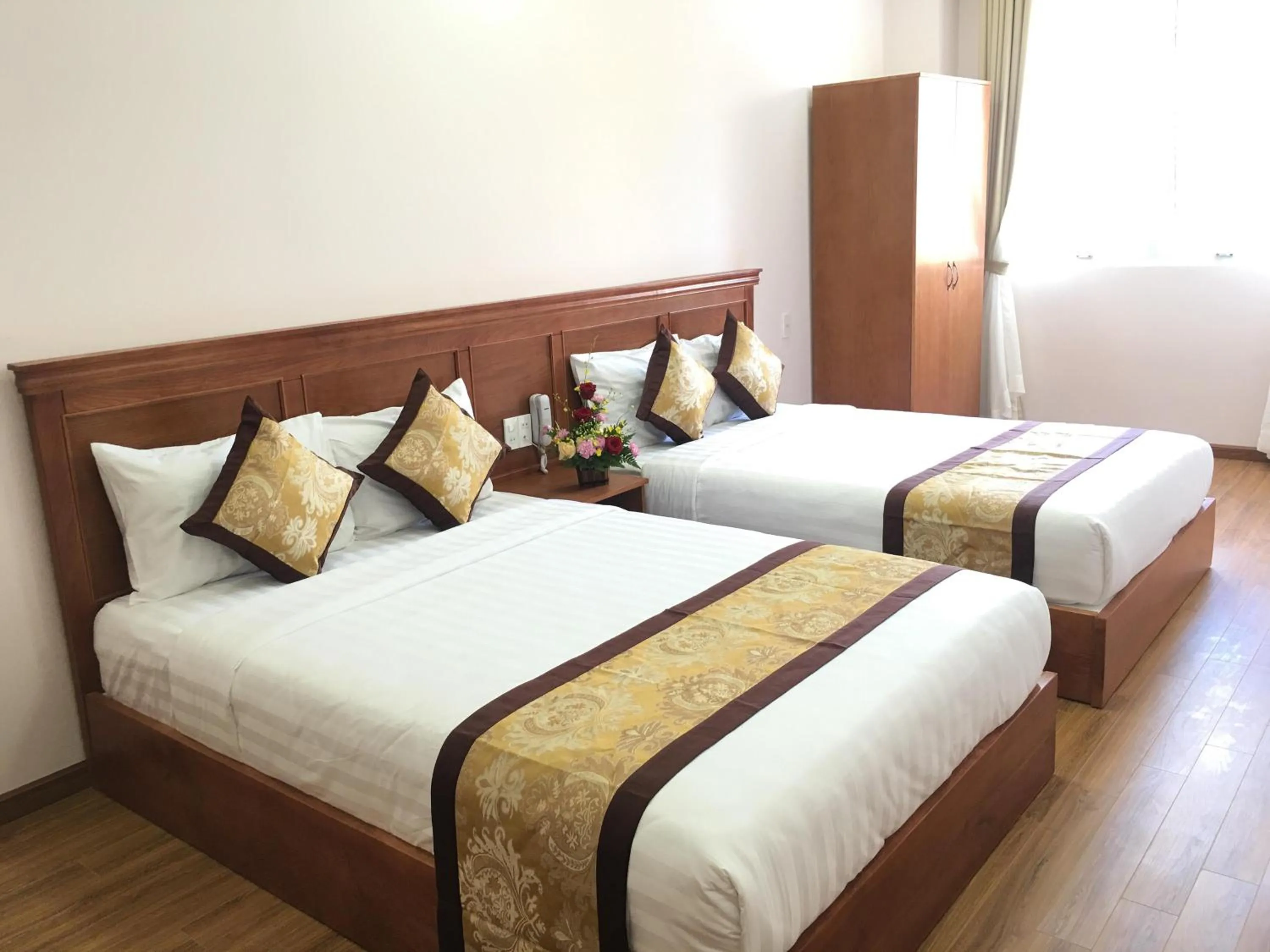 Bed in Hồng Tùng Hotel