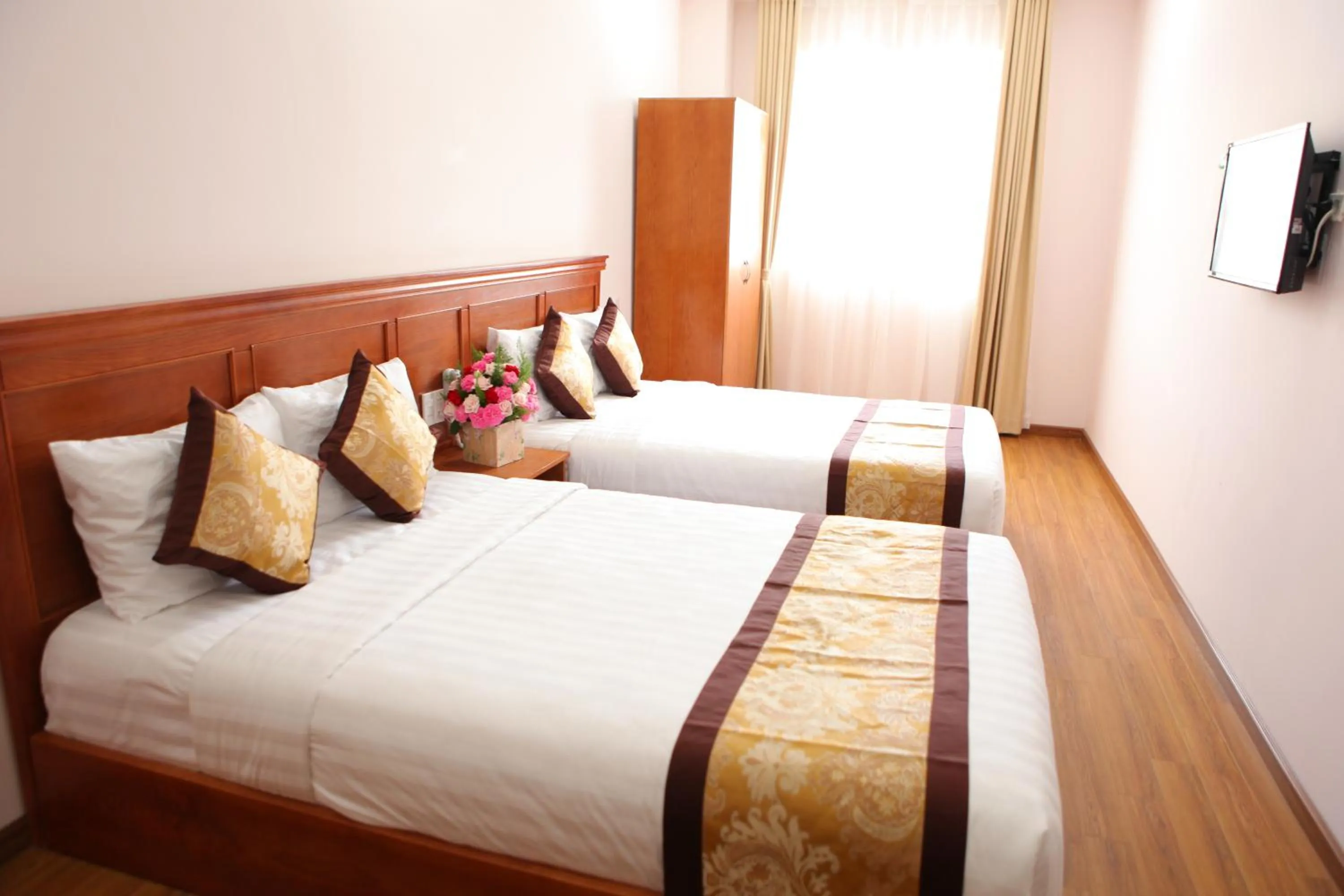 Bed in Hồng Tùng Hotel