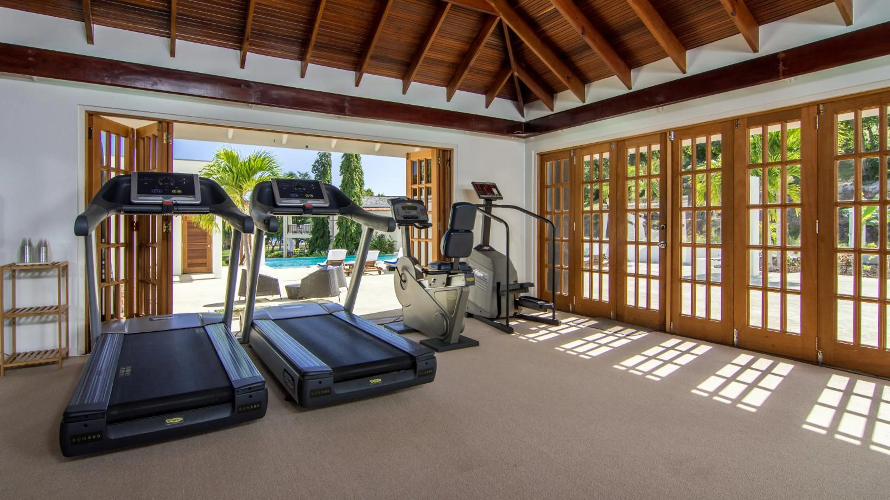 Fitness centre/facilities in Calabash Hotel