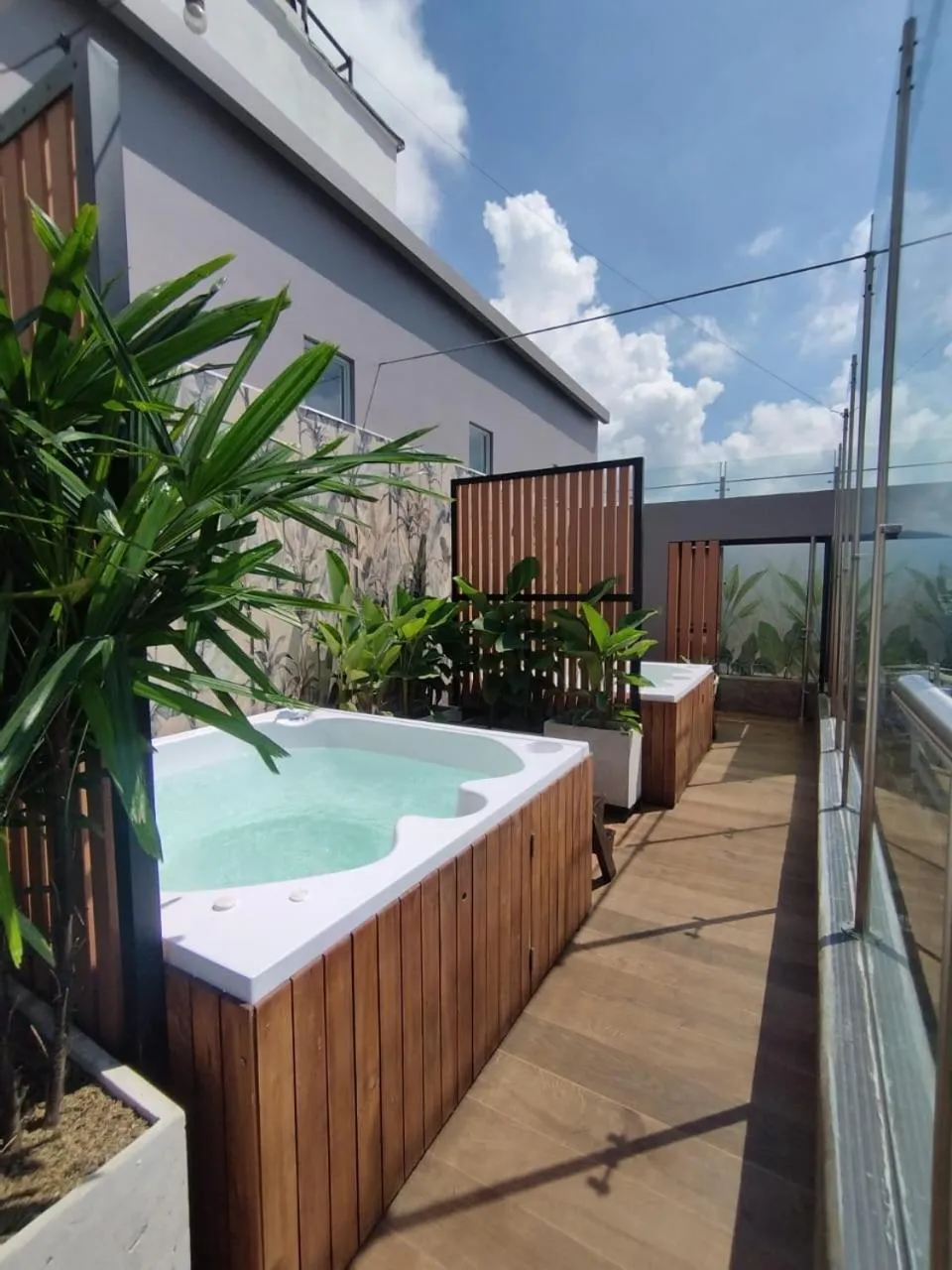 Open Air Bath in Hotel Soratama