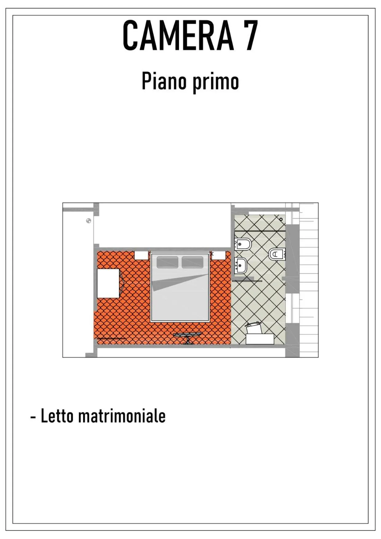 Floor plan in Acquaviva Experience B&B