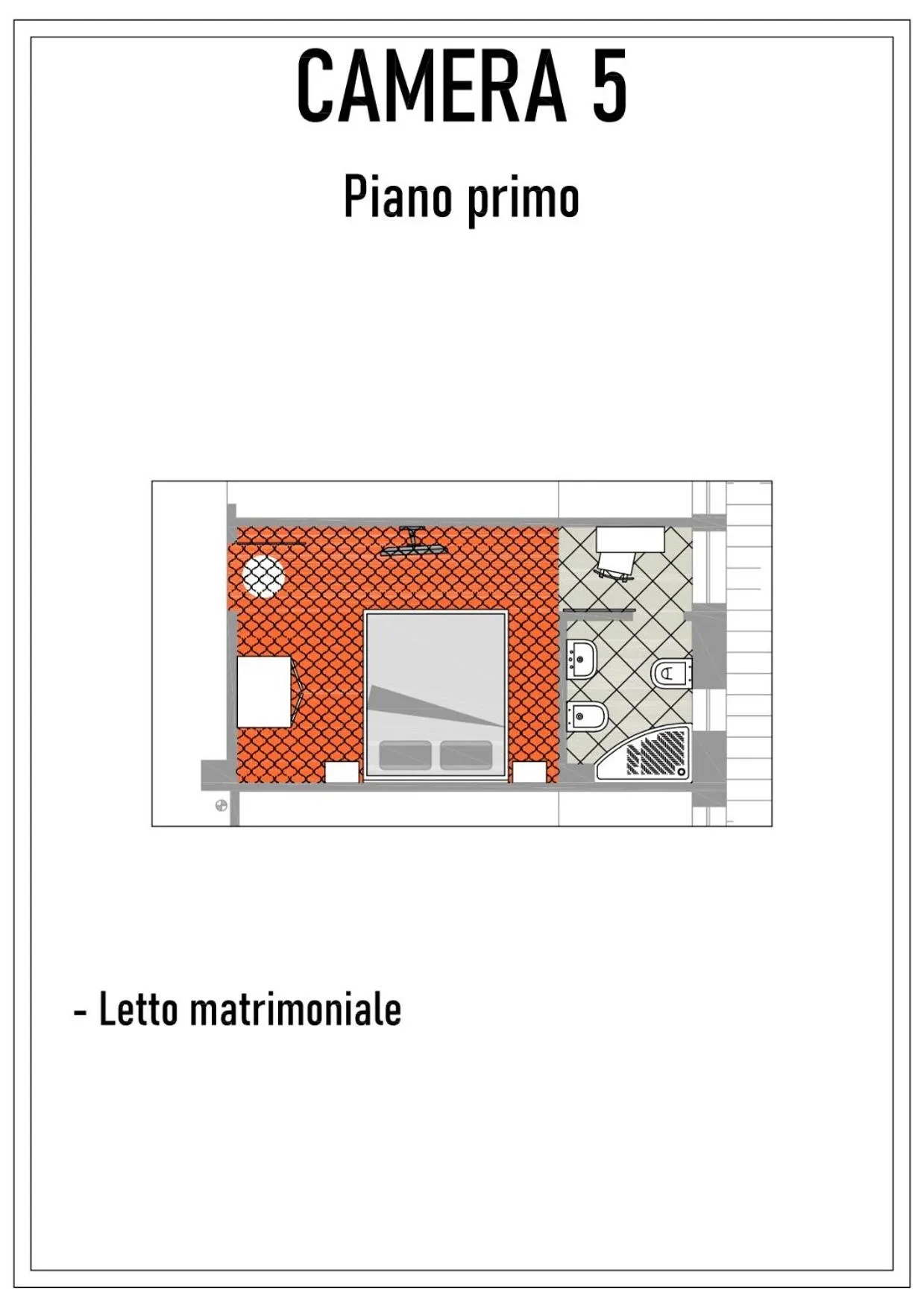 Photo of the whole room in Acquaviva Experience B&B