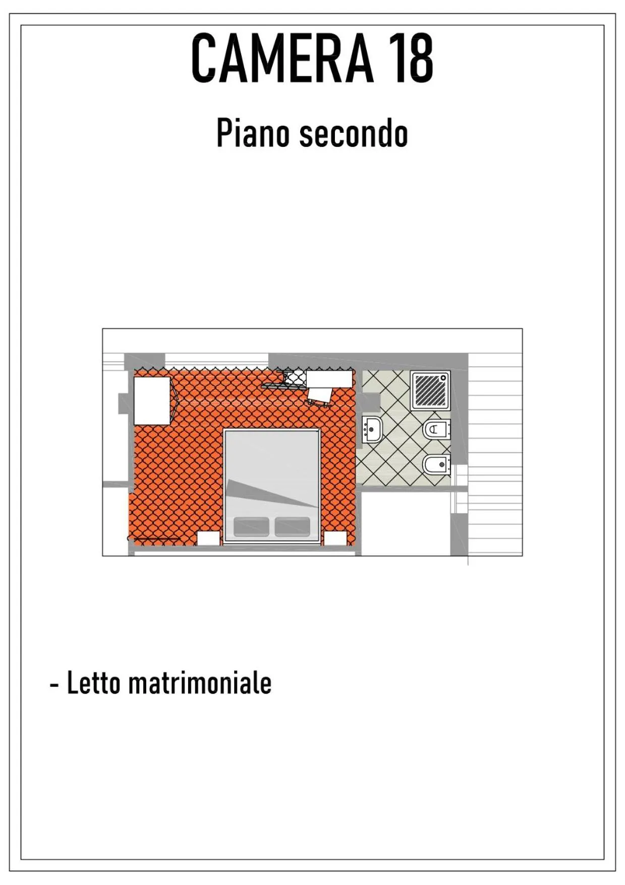 Floor plan in Acquaviva Experience B&B