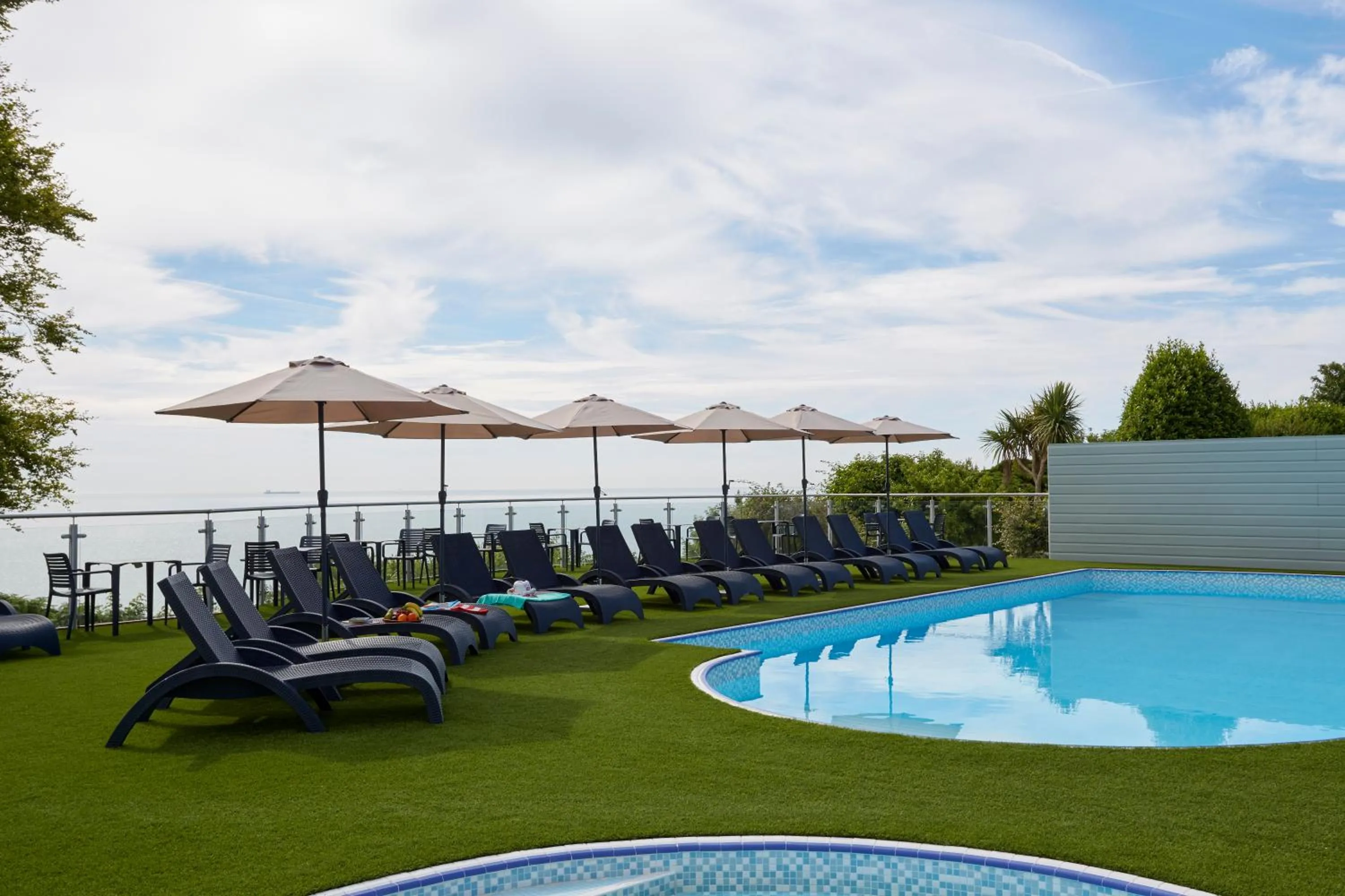 Garden in Luccombe Hall Hotel