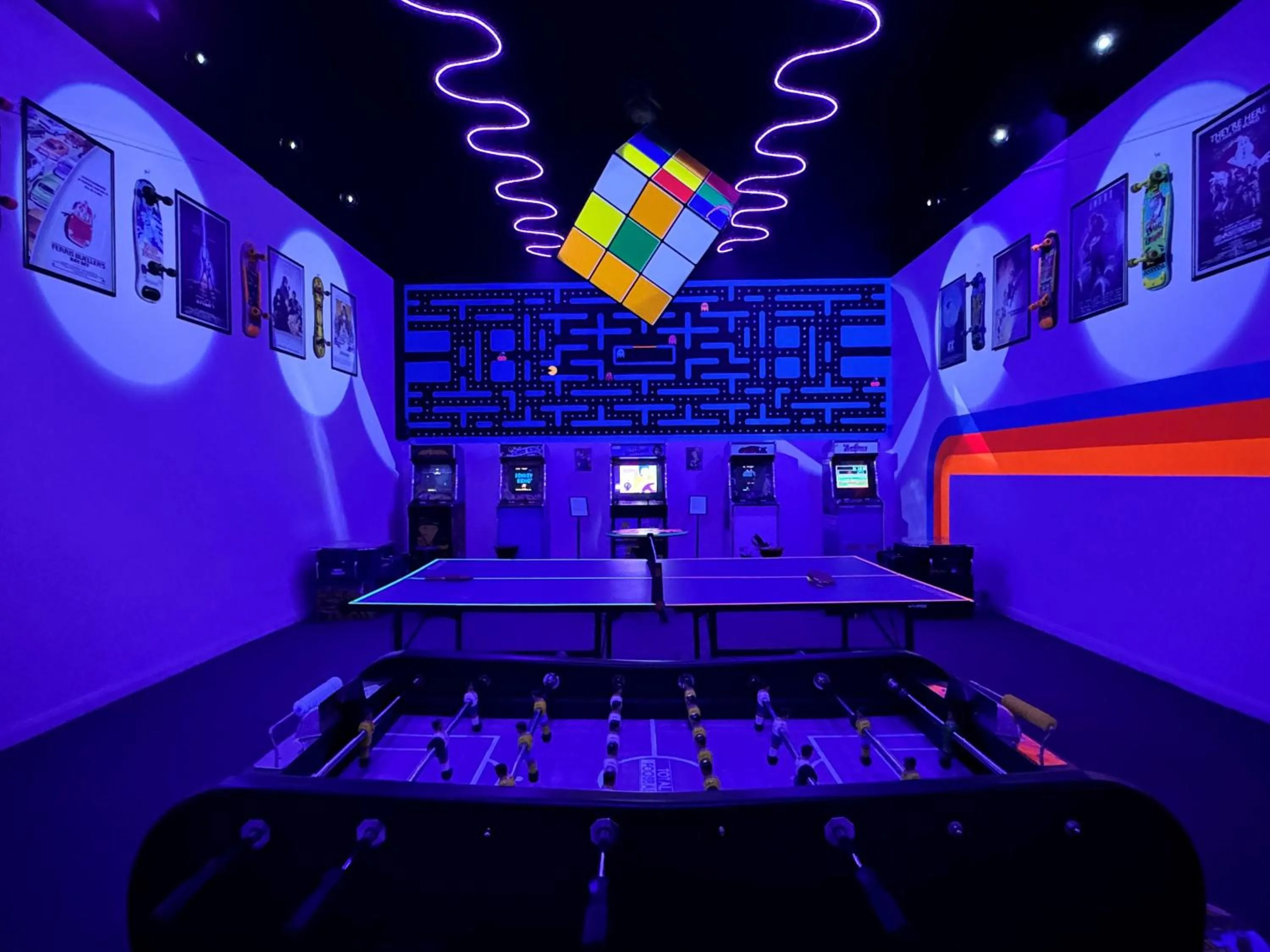 Game Room in Luccombe Hall Hotel