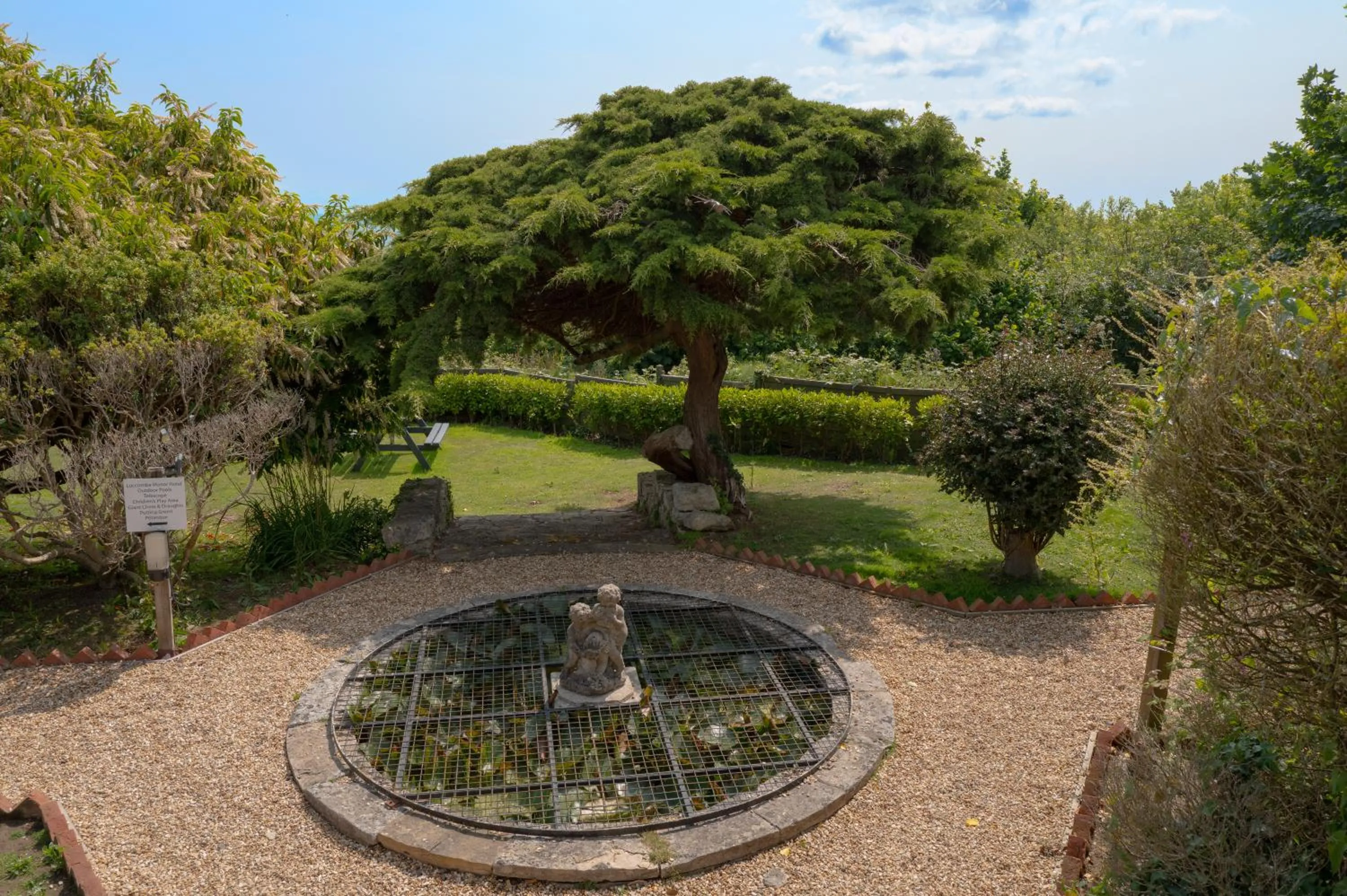 Garden in Luccombe Hall Hotel