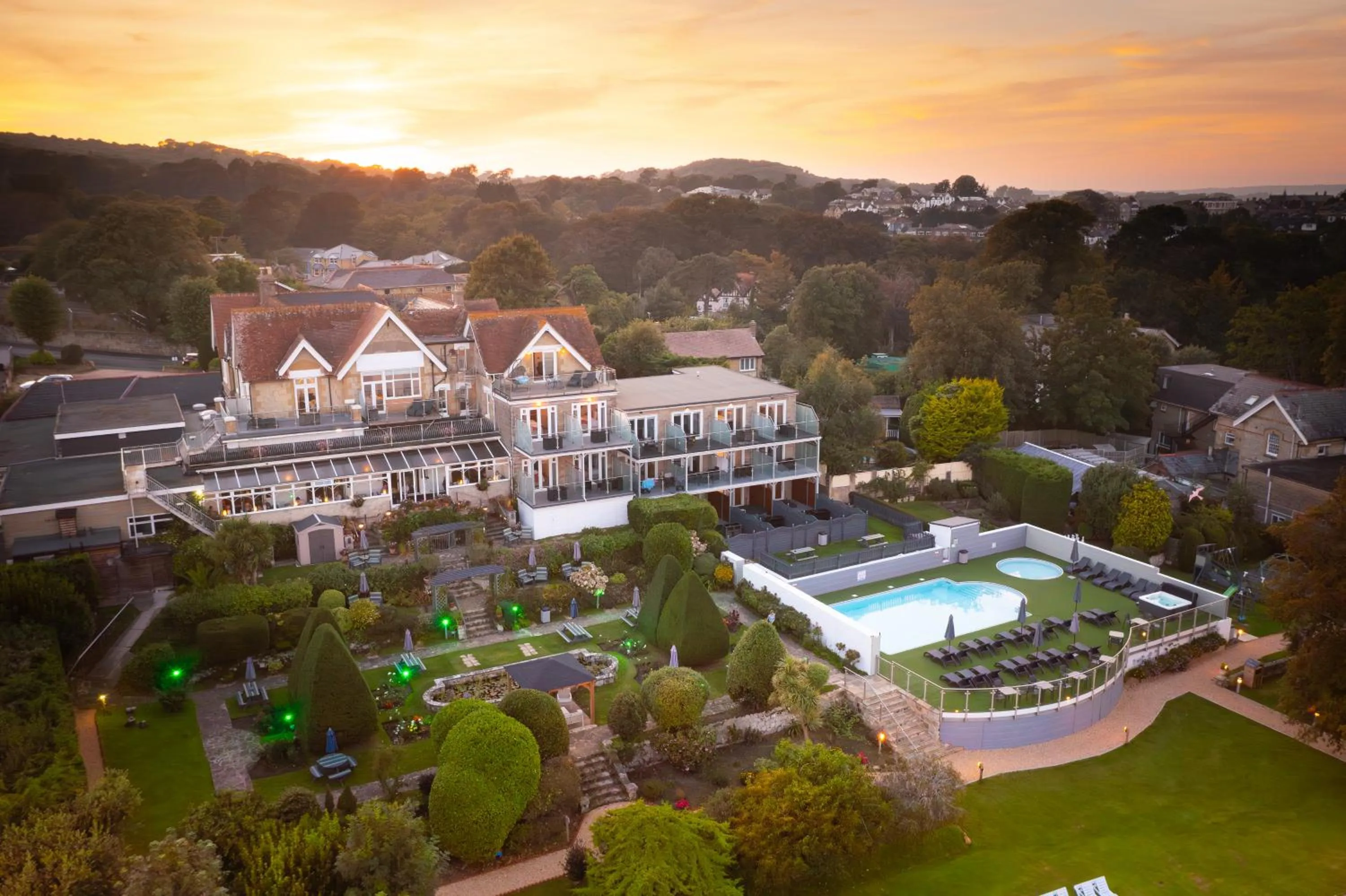 Property building in Luccombe Hall Hotel