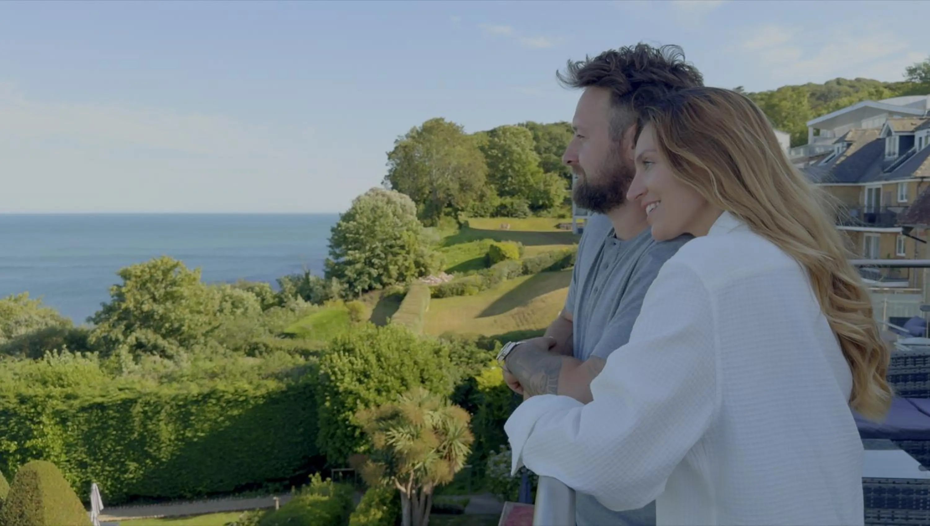 Garden view in Luccombe Hall Hotel