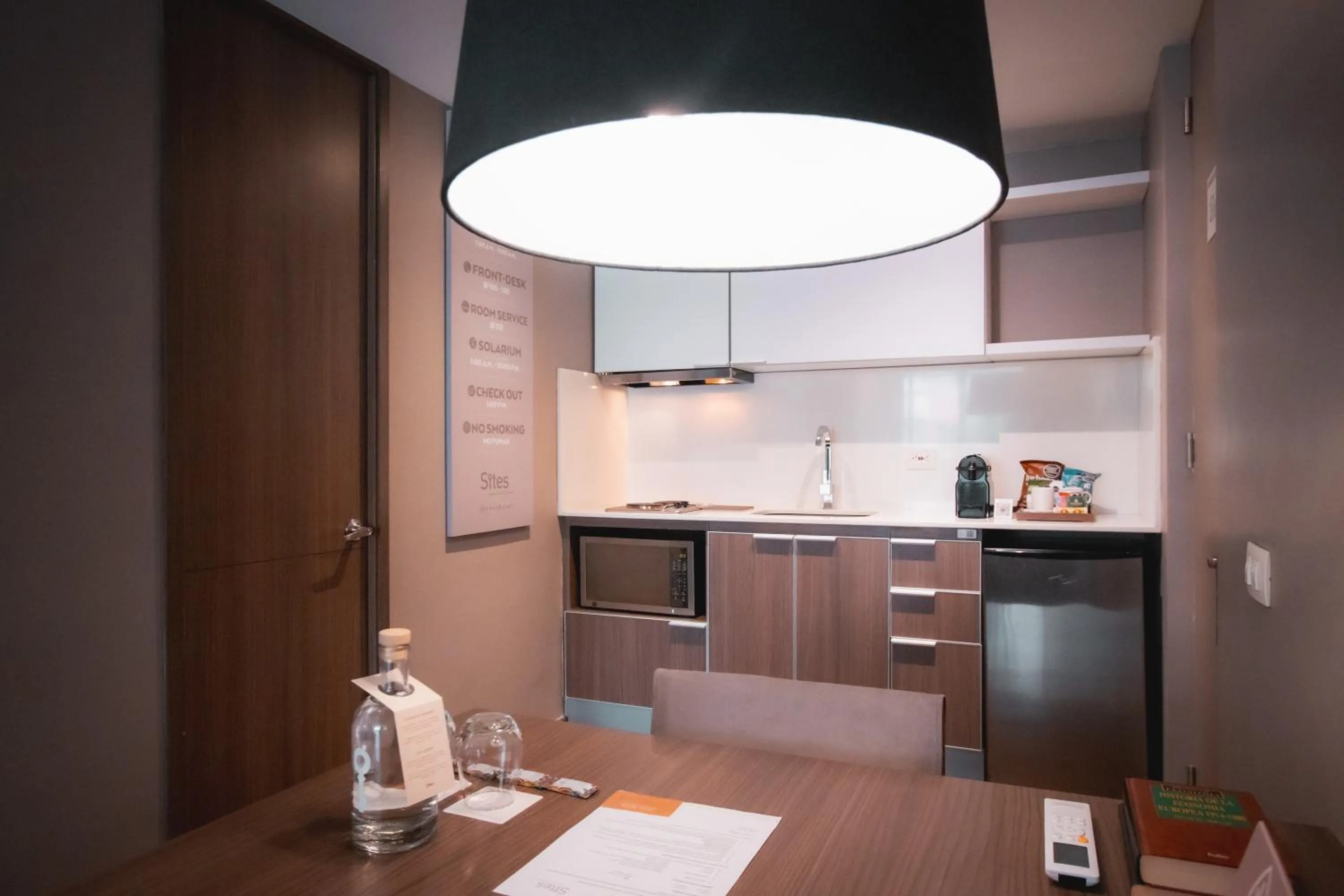 Kitchen or kitchenette in Sites Hotel