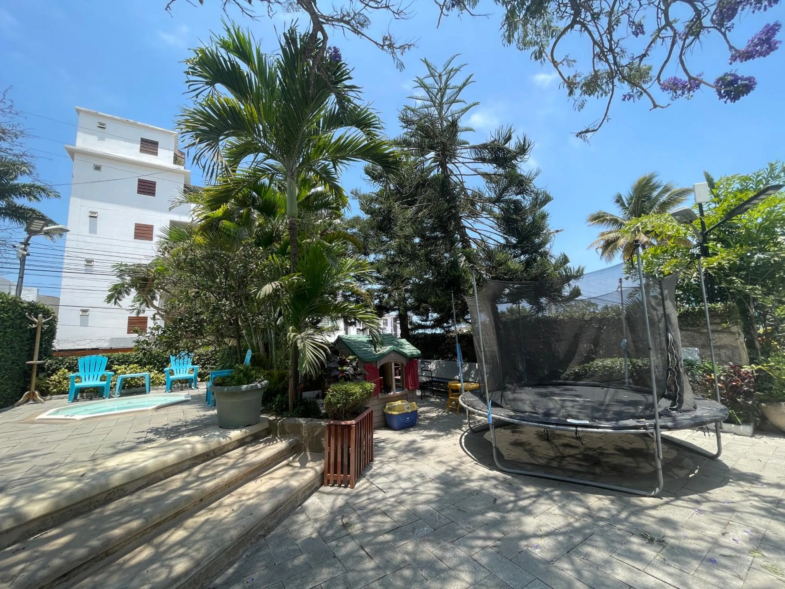 Children play ground in Hosteria Punta Blanca