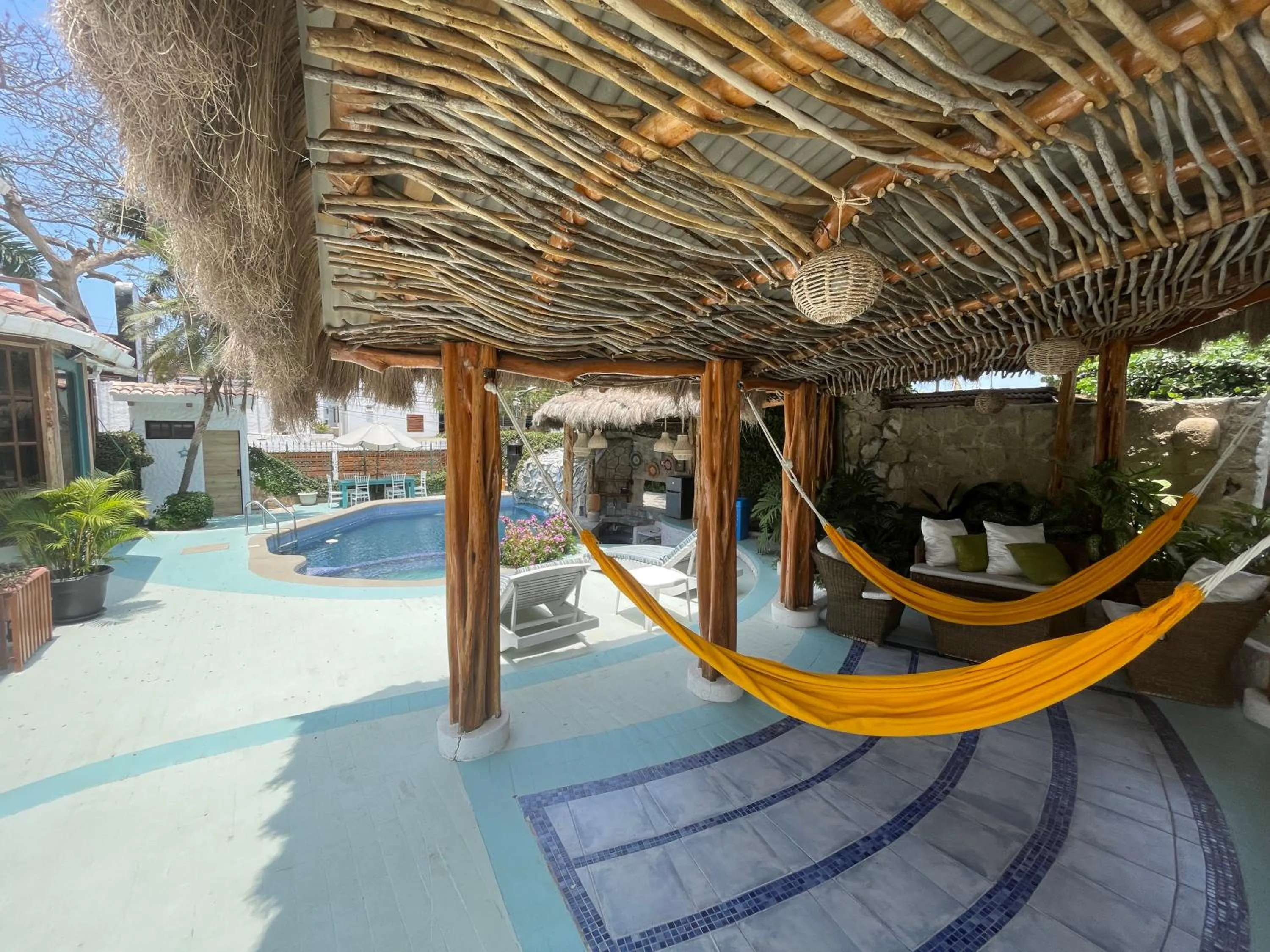 Patio in Hosteria Punta Blanca