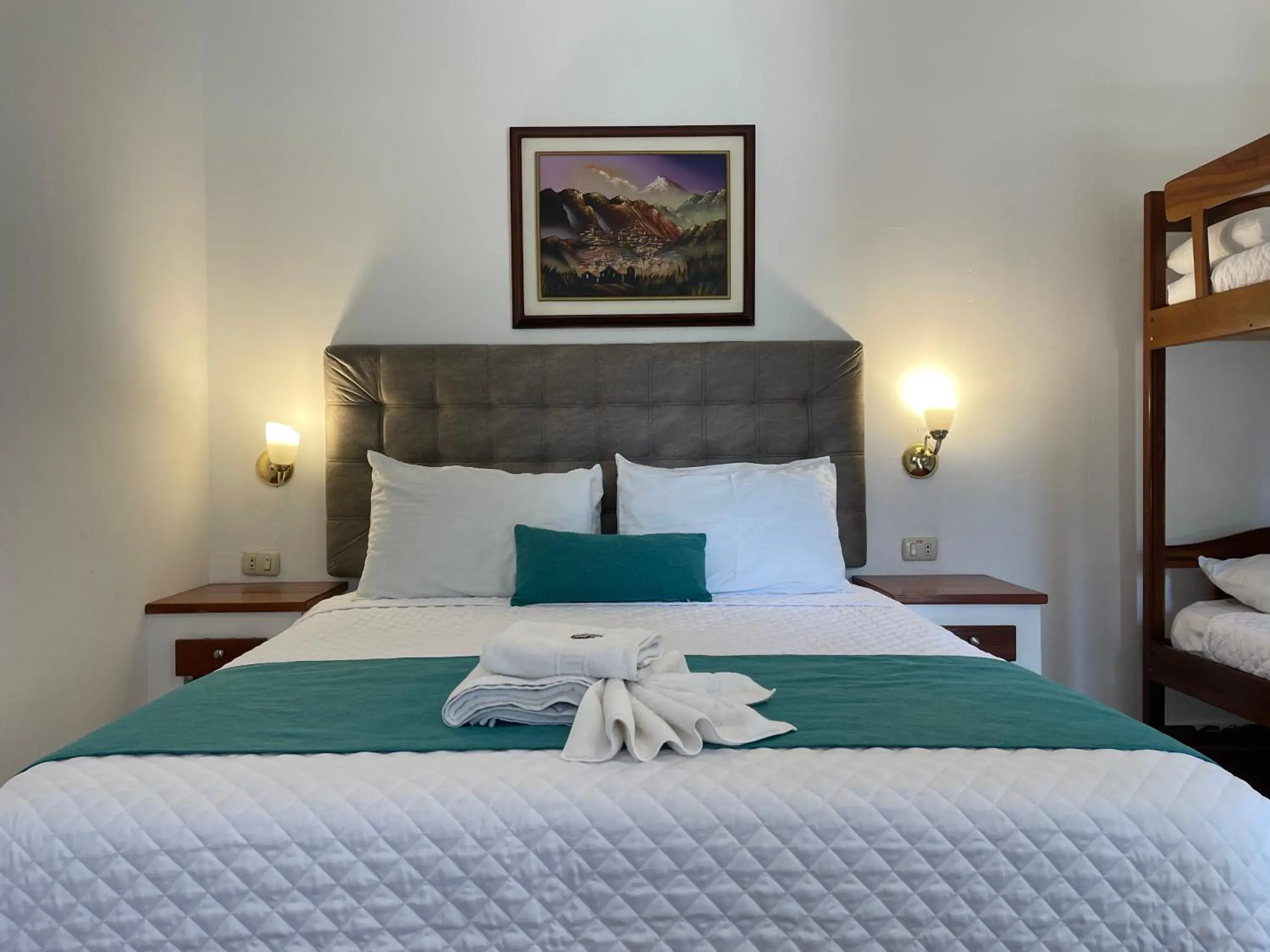 Triple Room with Garden View in Hosteria Punta Blanca Triple Room with Garden View in Hosteria Punta Blanca