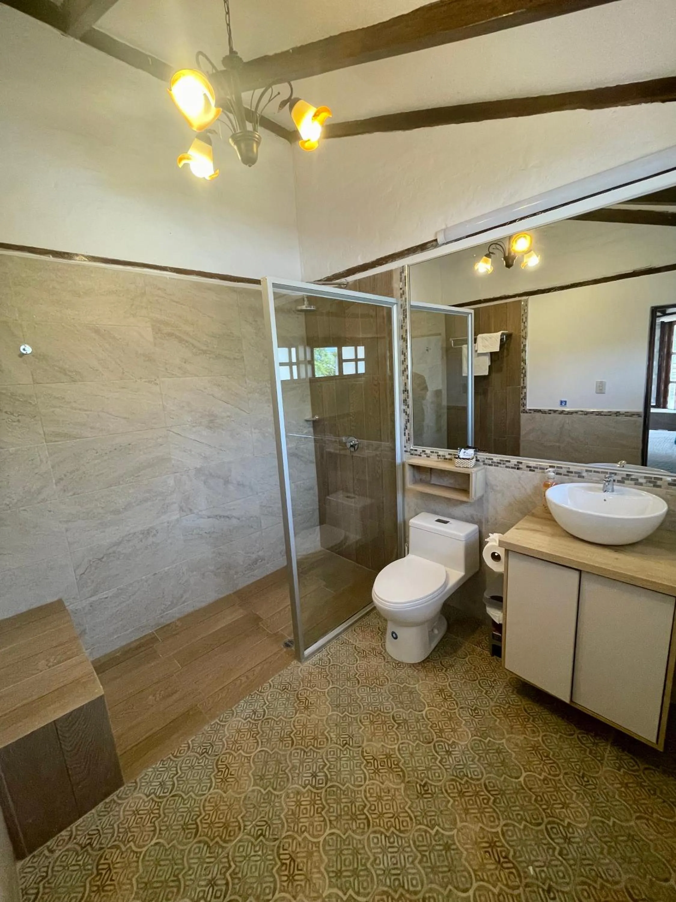 Bathroom in Hosteria Punta Blanca