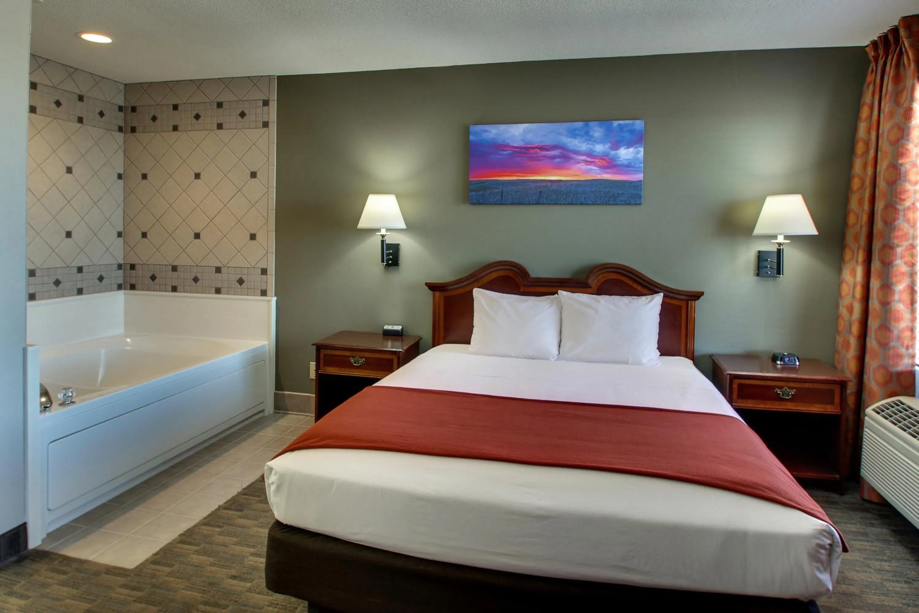 Bed in The Niobrara Lodge