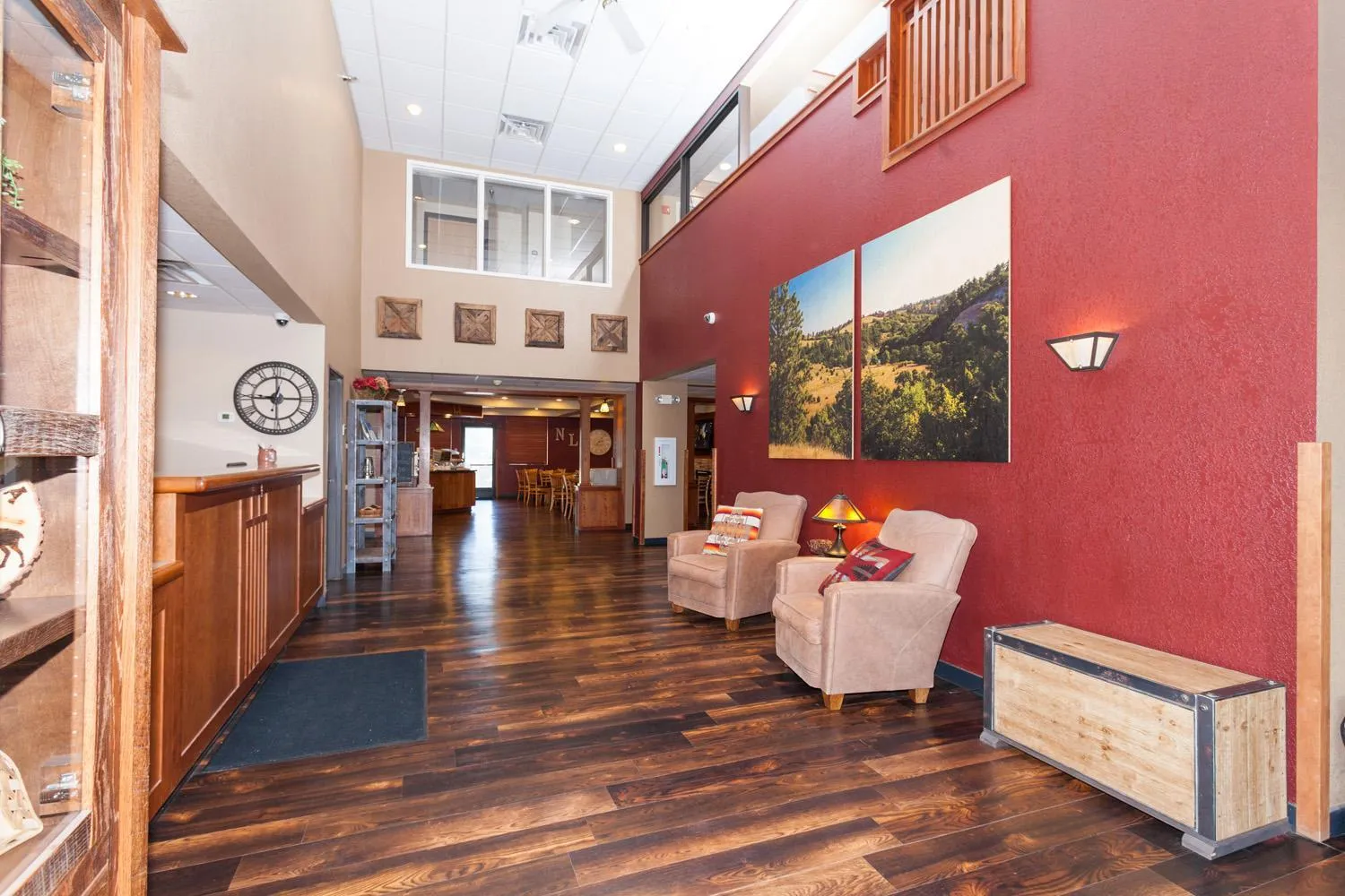 Lobby or reception in The Niobrara Lodge