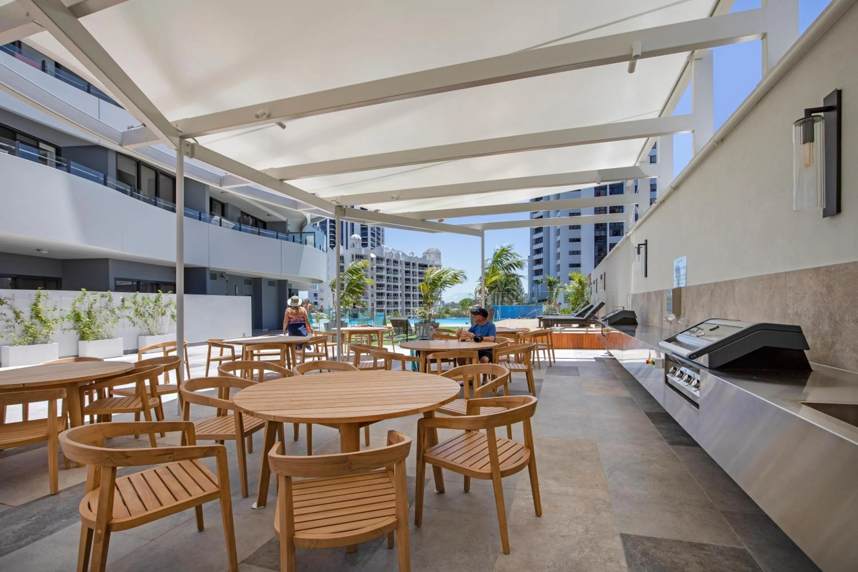 BBQ facilities in The Wave Resort