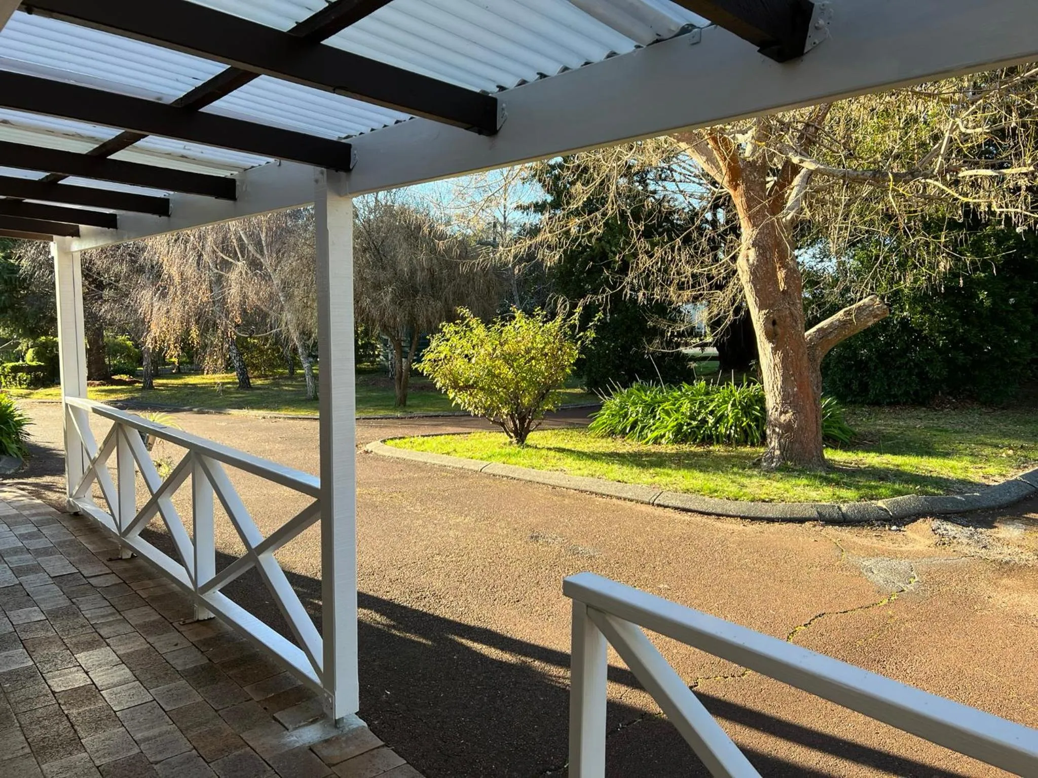 Garden view in Karri Forest Motel