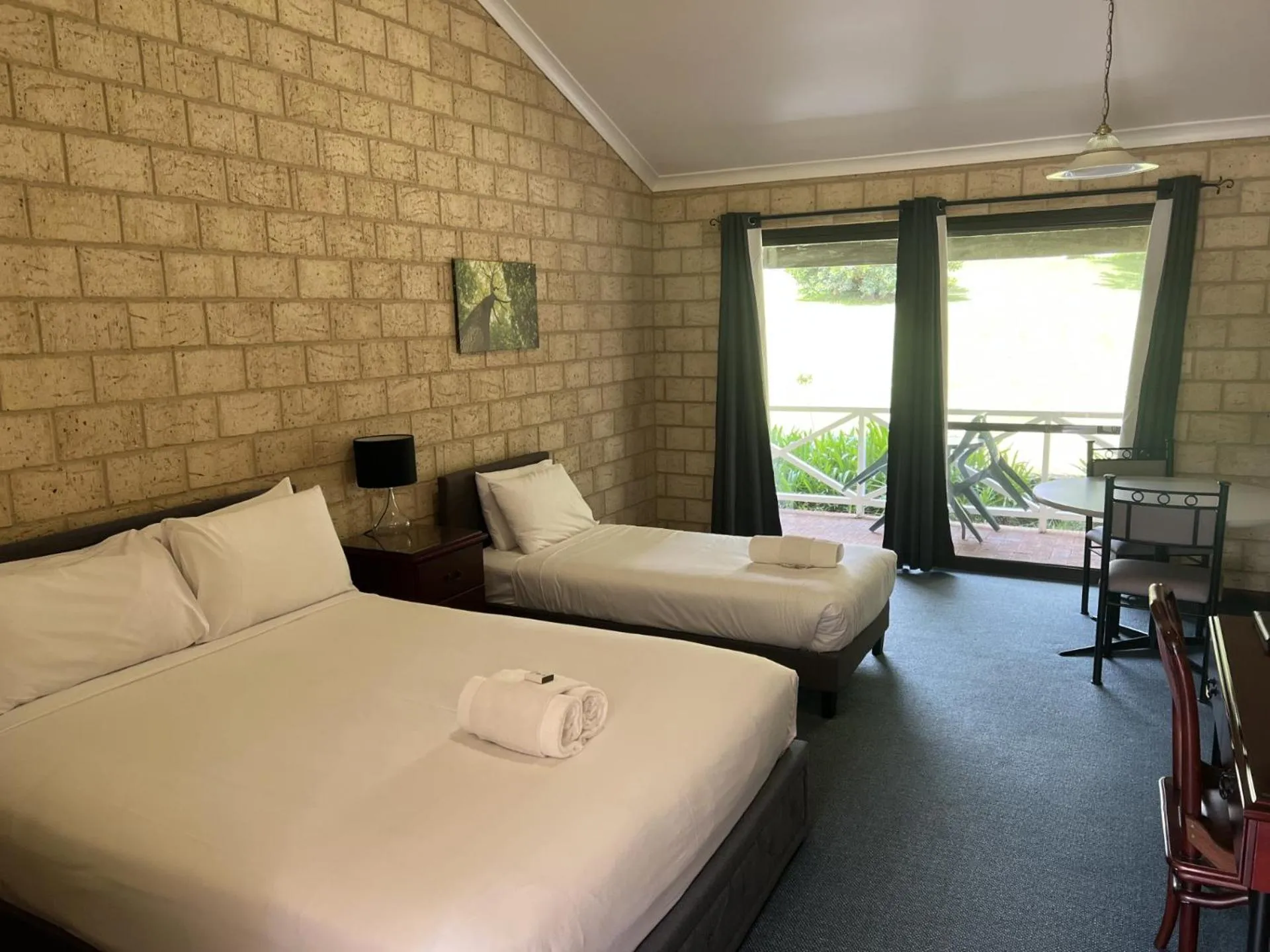 Bed in Karri Forest Motel