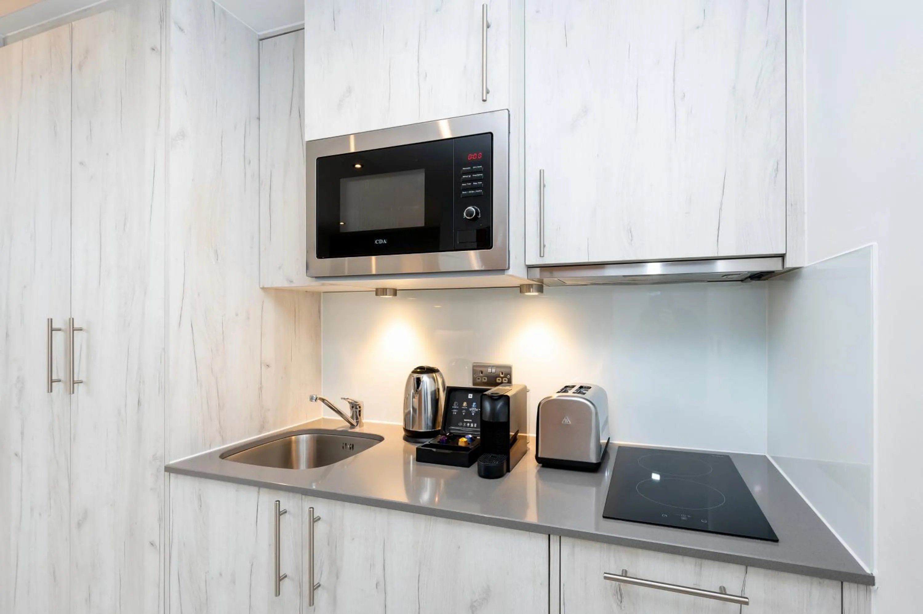 Kitchen or kitchenette in Staycity Aparthotels Liverpool Waterfront