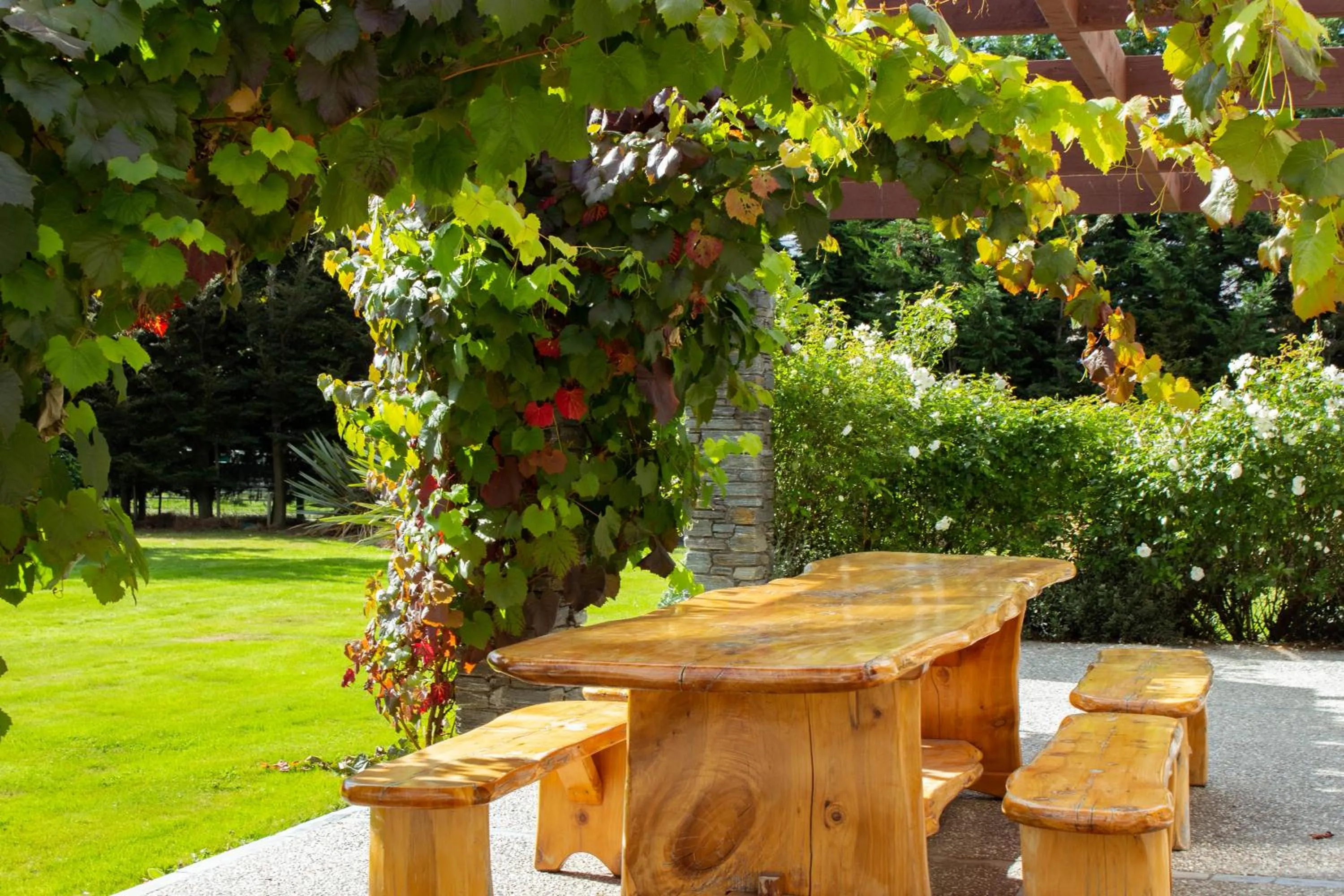 Patio in Queenstown Country Lodge