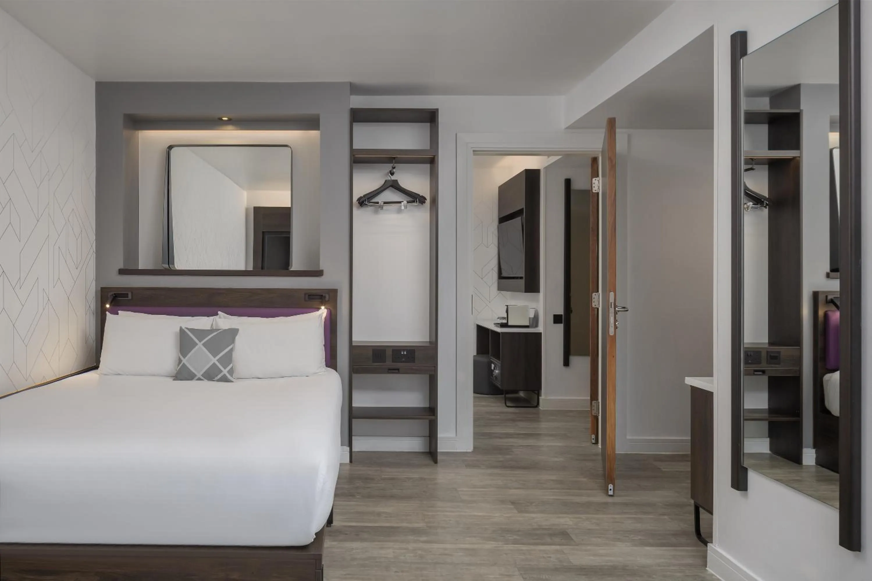 Bedroom, Bed in Four Points Flex by Sheraton London Shoreditch East