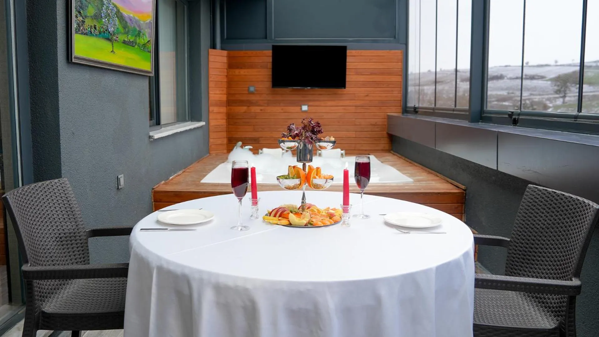 Balcony/Terrace in Hilas Thermal Resort Spa & Aquapark