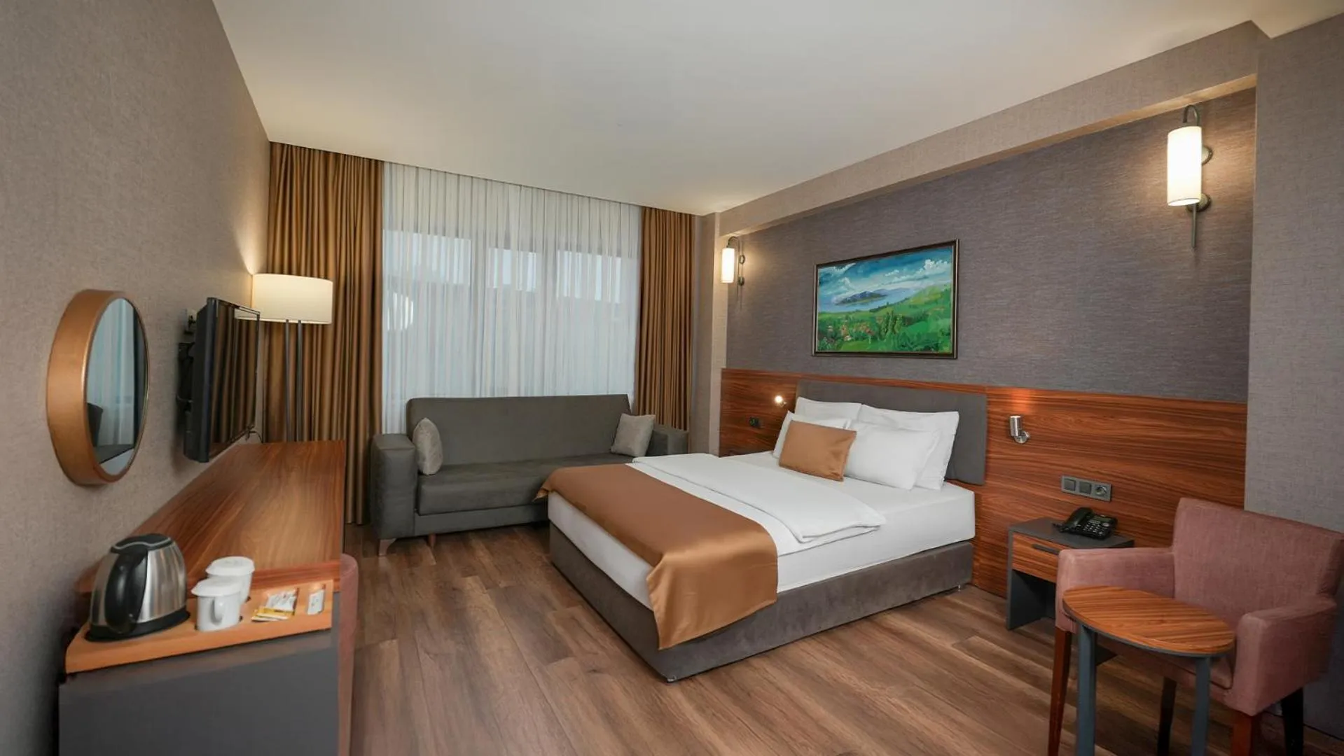 Bed in Hilas Thermal Resort Spa & Aquapark
