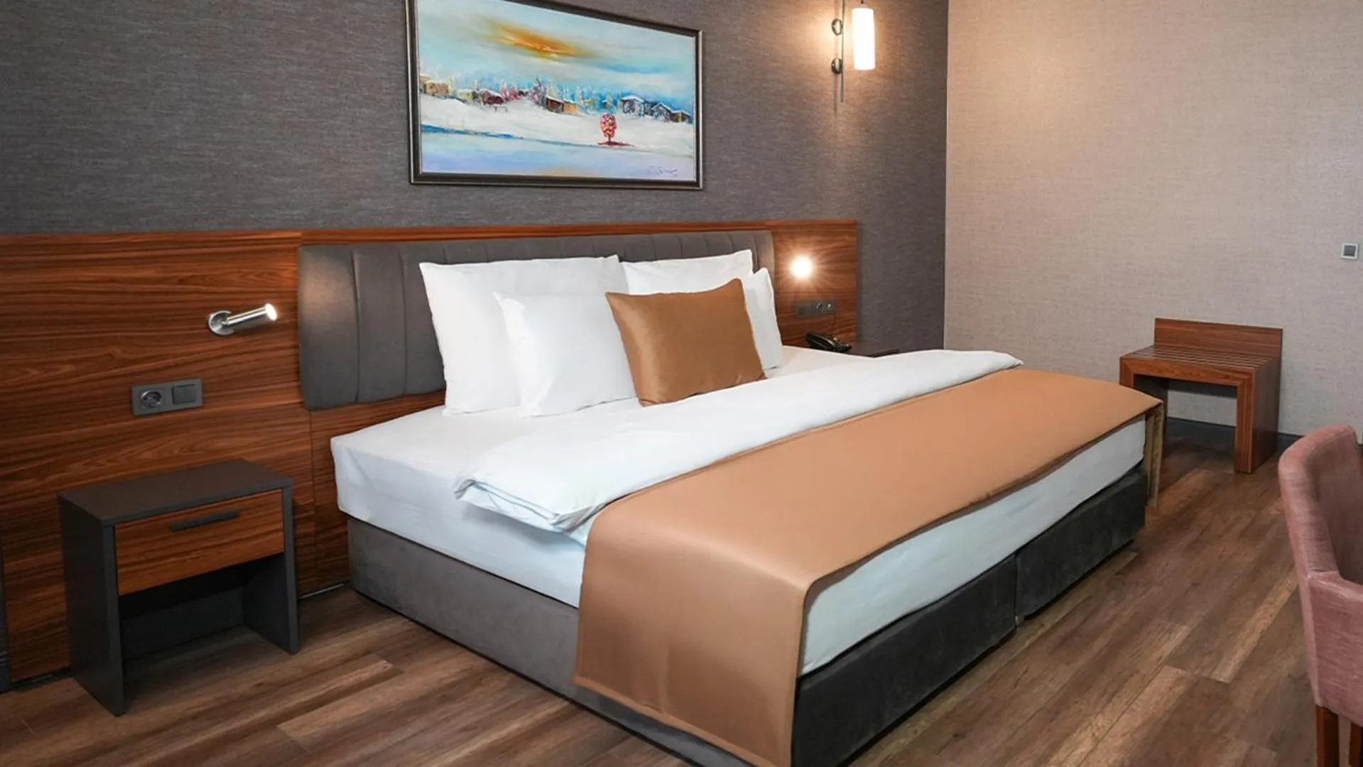 Bed in Hilas Thermal Resort Spa & Aquapark