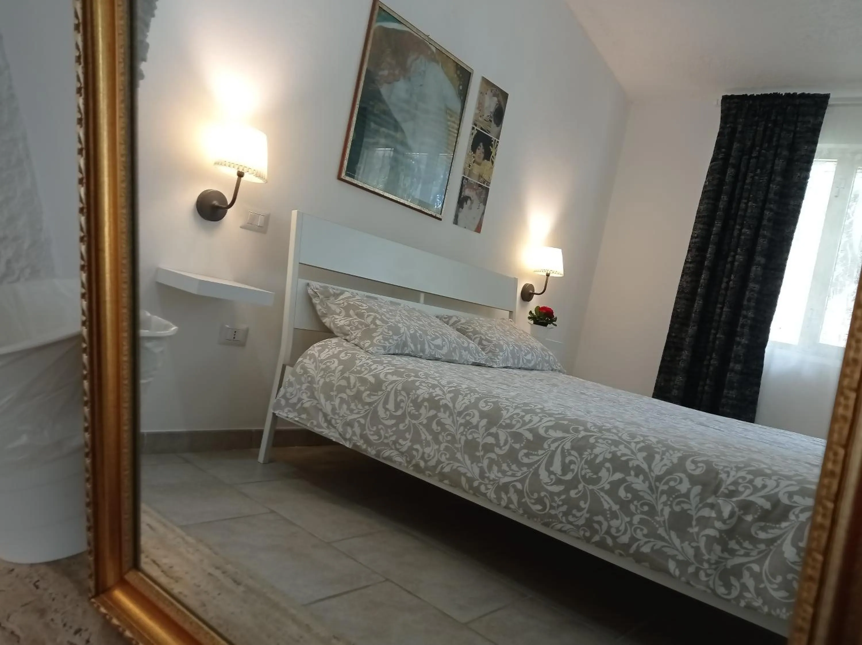 Bed in Gli Archi Country Home