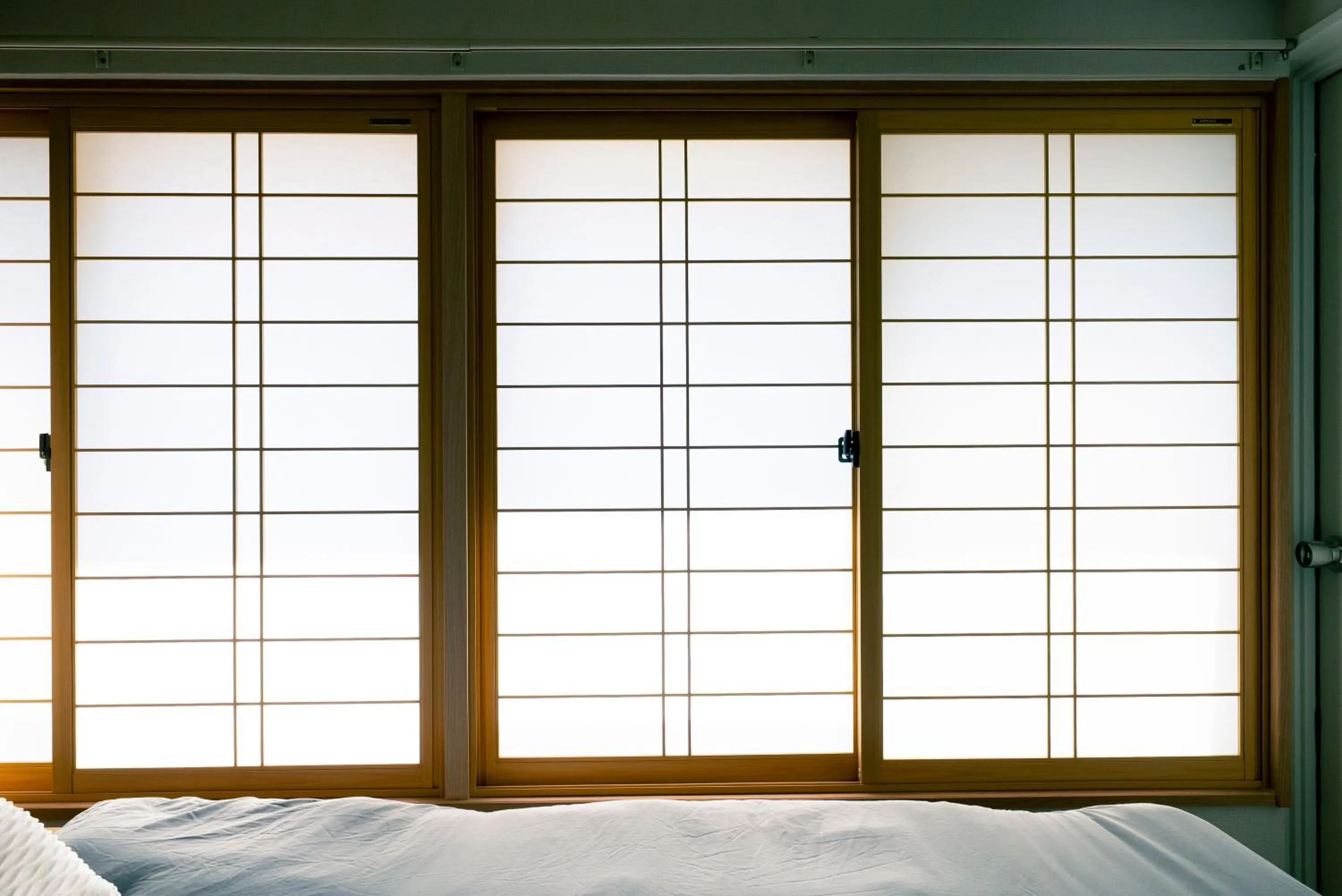 Bed in Yokohama Classic Apartment