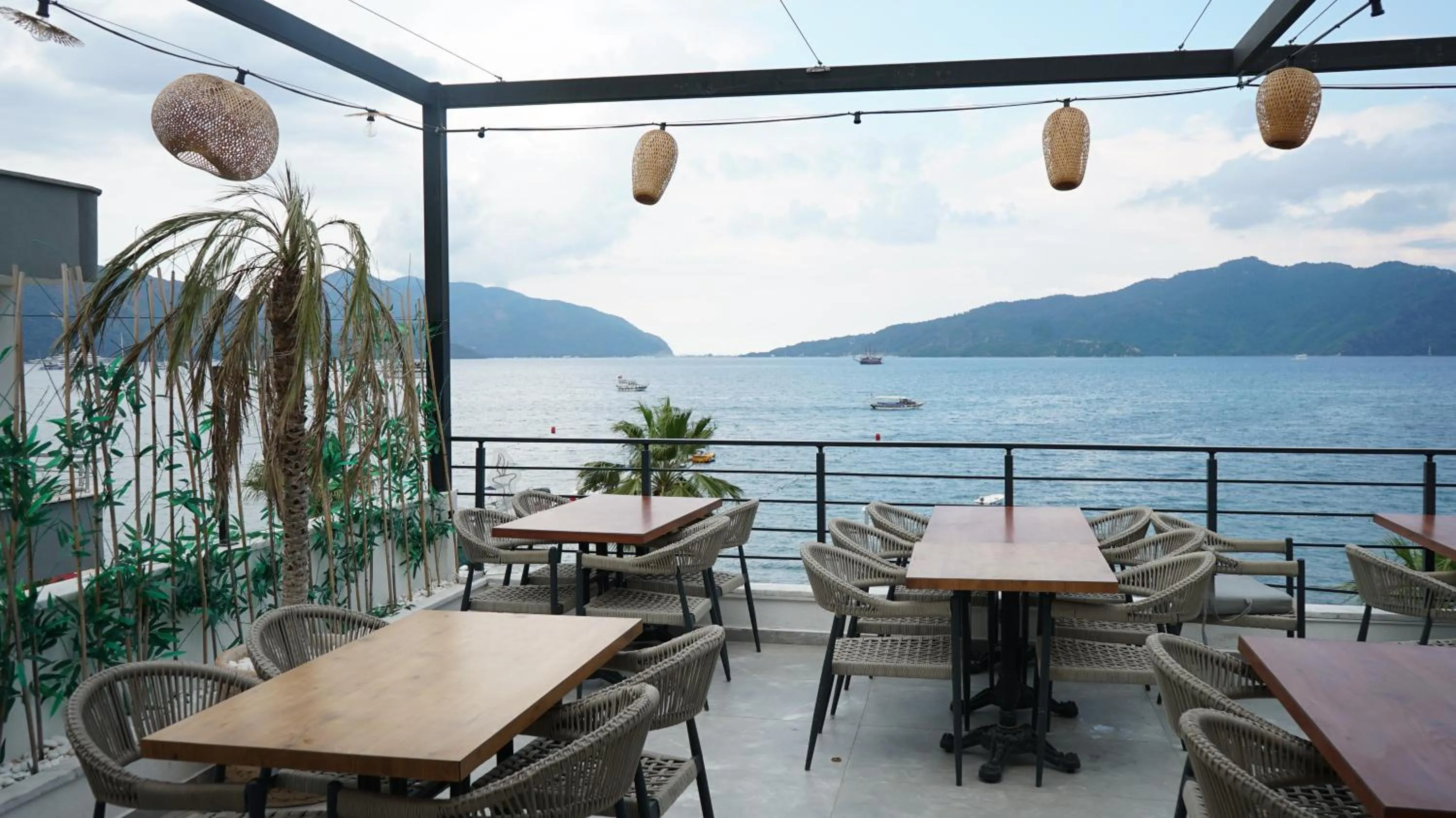 Patio in Cle Beach Boutique Hotel