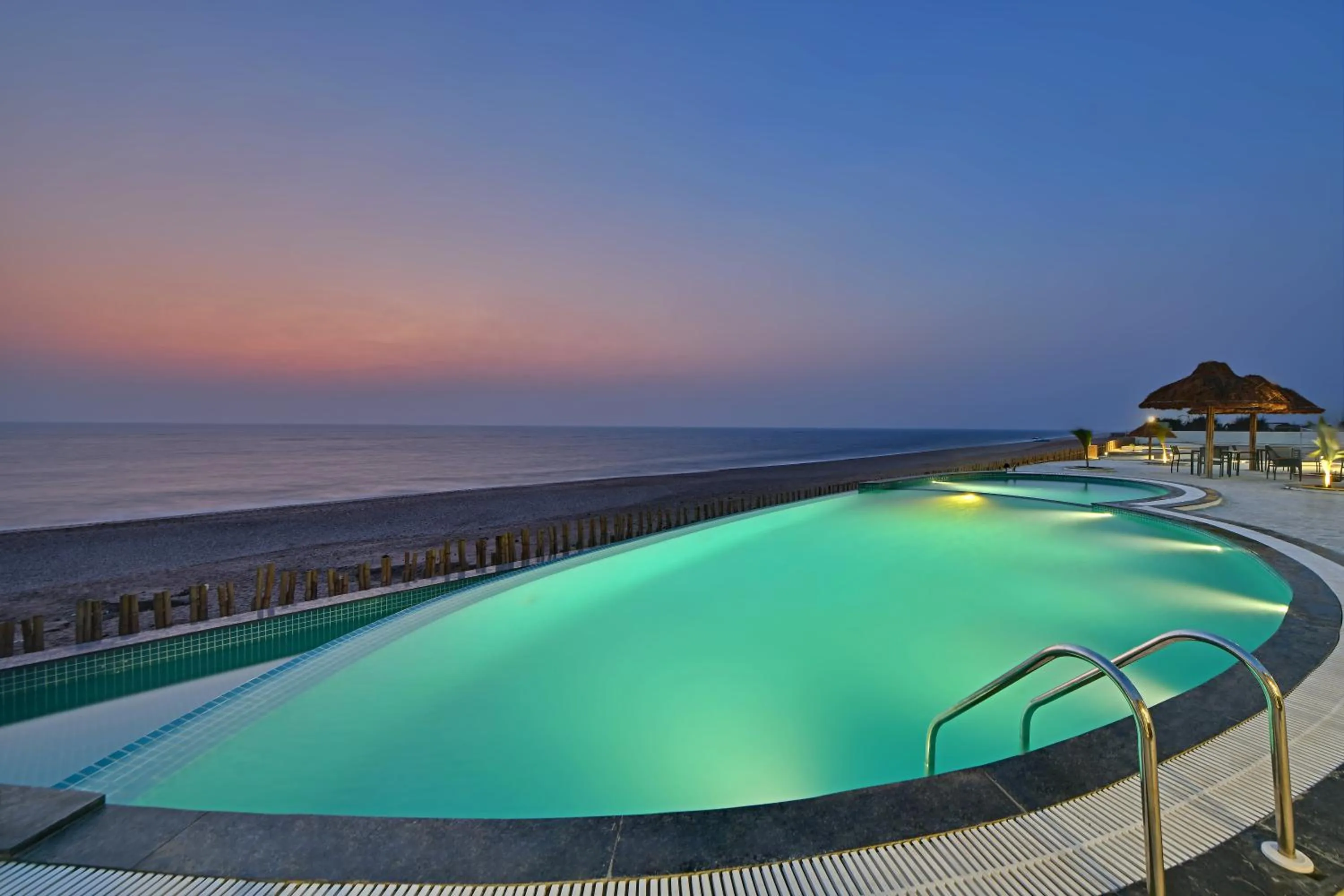 Swimming pool in The Fern Leo Beach Resort , Madhavpur