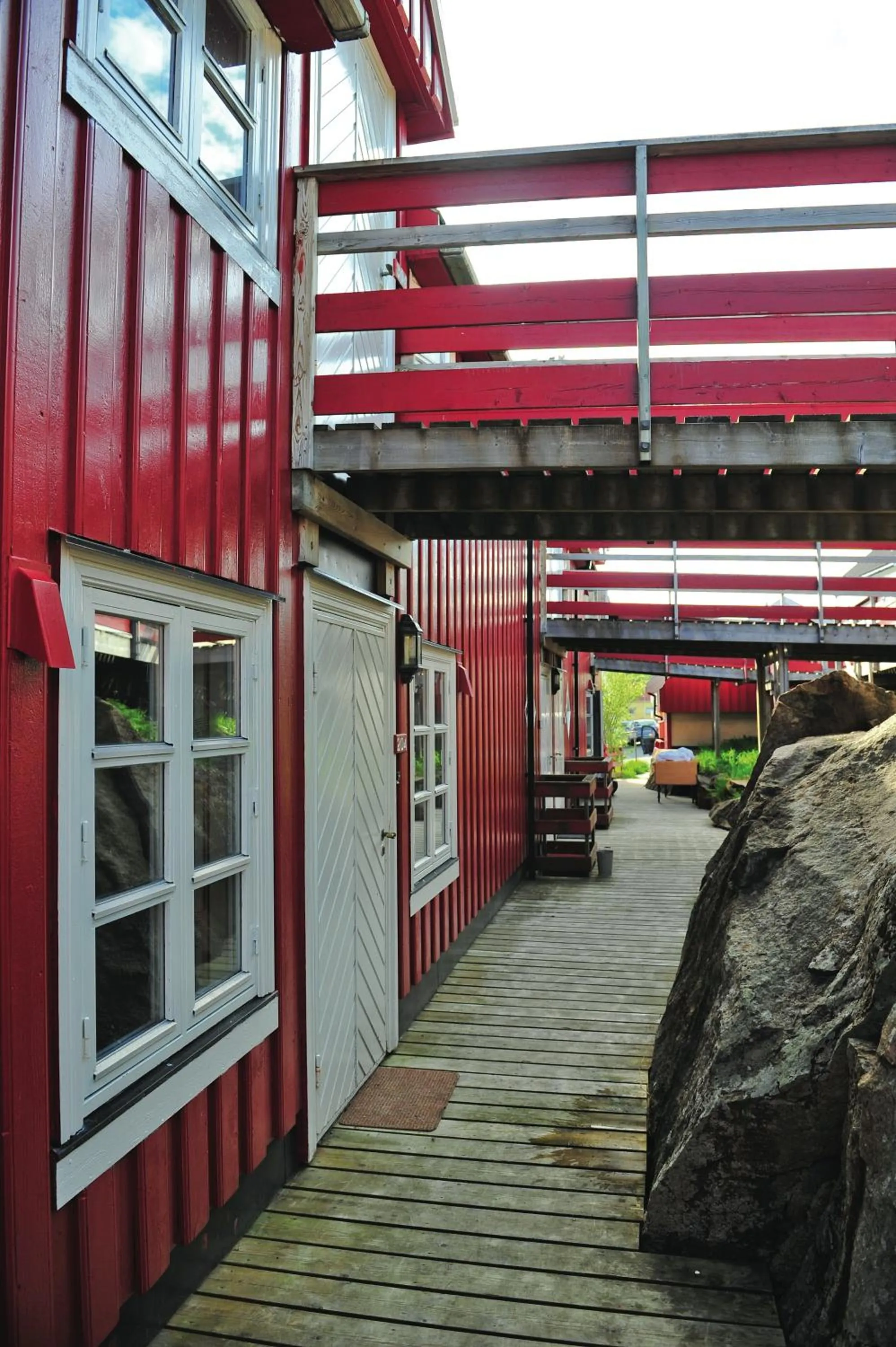 Property building in Tyskhella Rorbuer