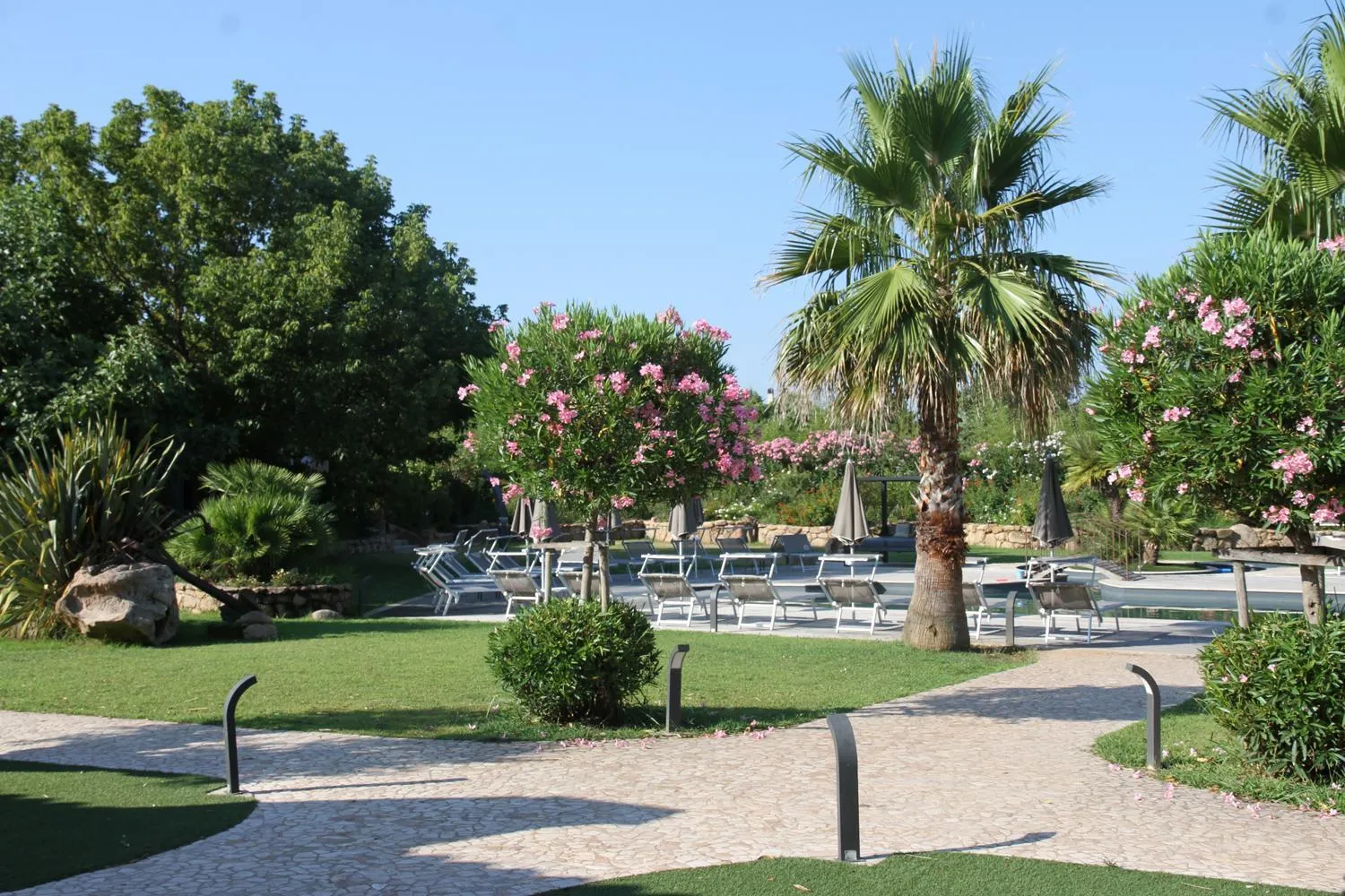 Garden view in Résidence Dolce Vita de Palombaggia