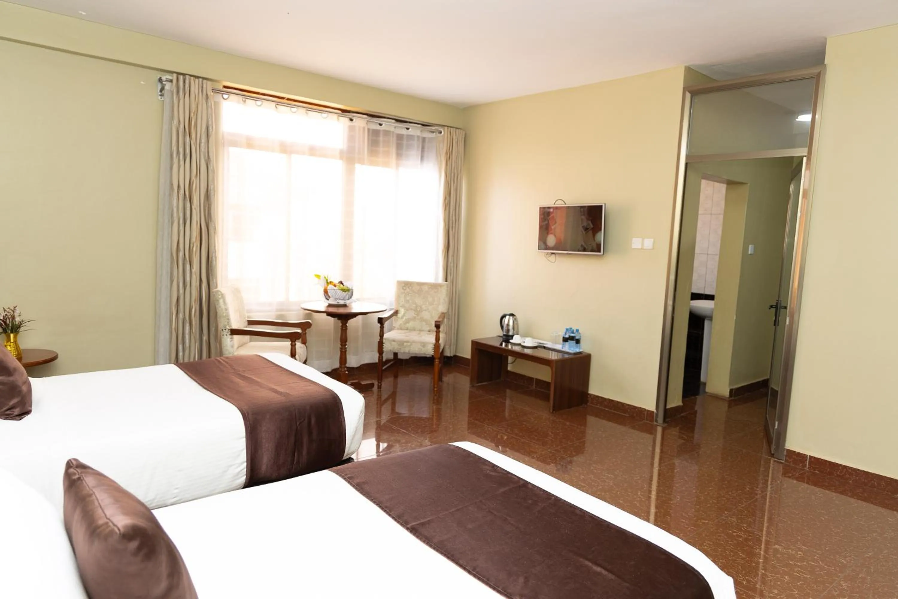 Bed in Maxland Hotel