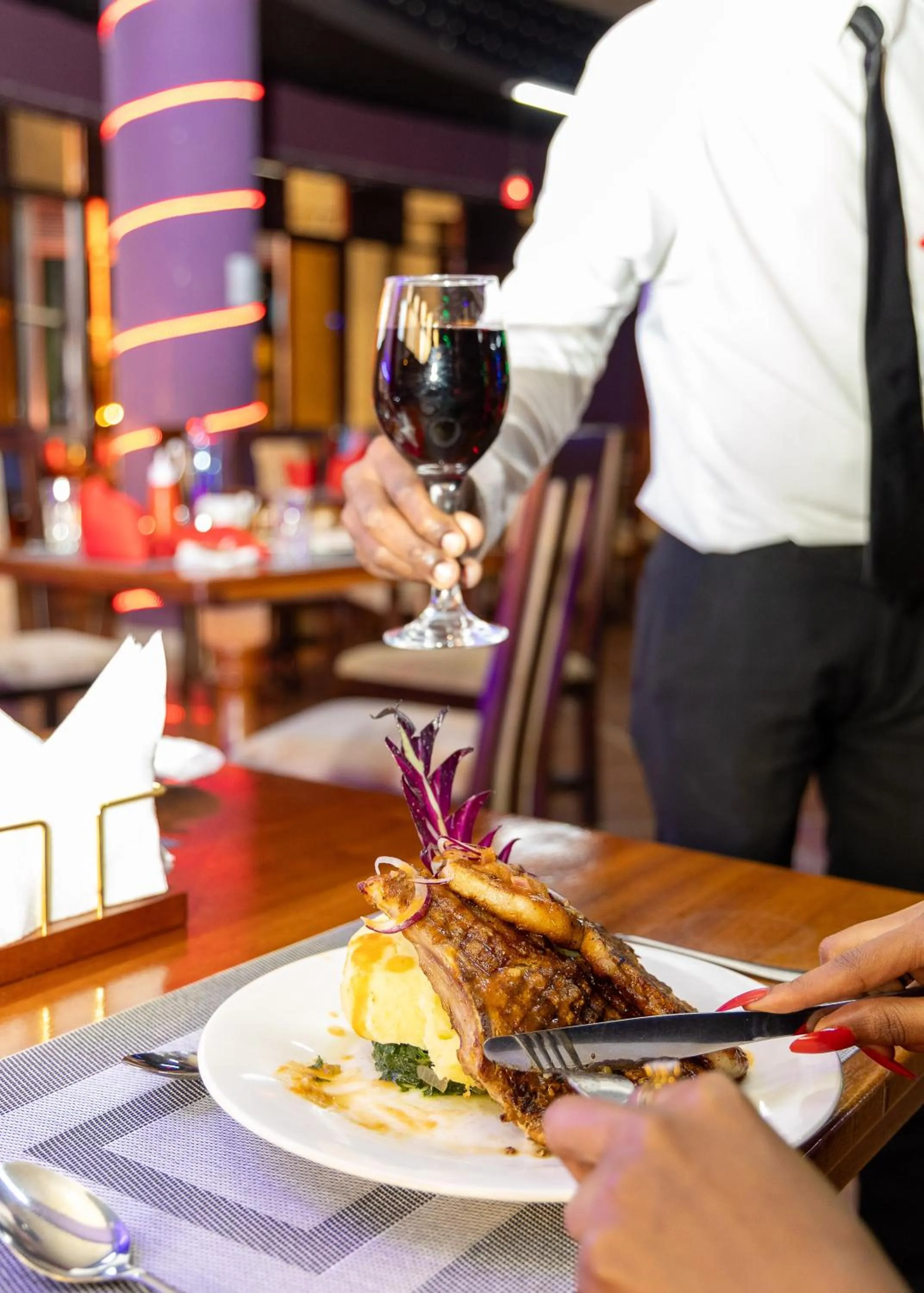 Food in Maxland Hotel