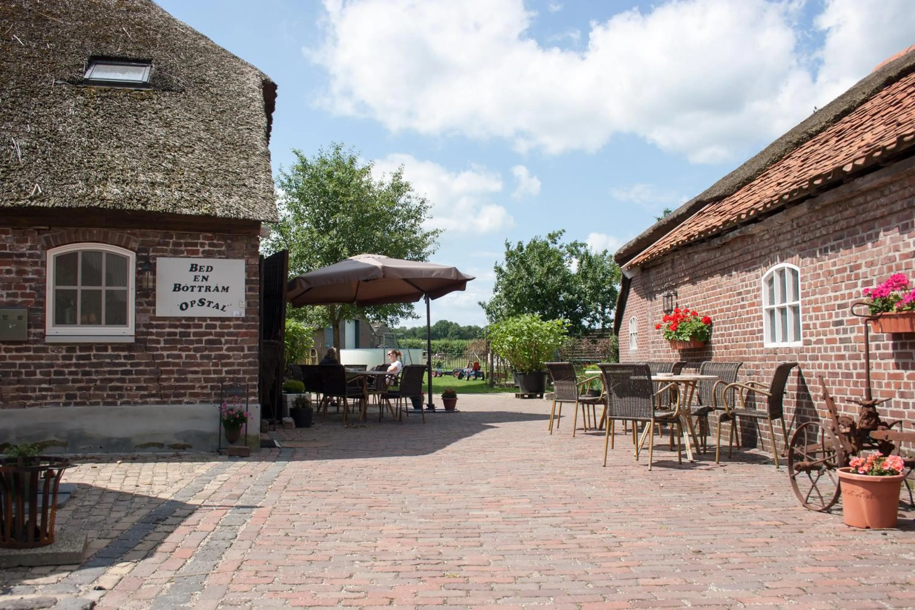 Balcony/Terrace in De Martiene Plats - Bed & Breakfast