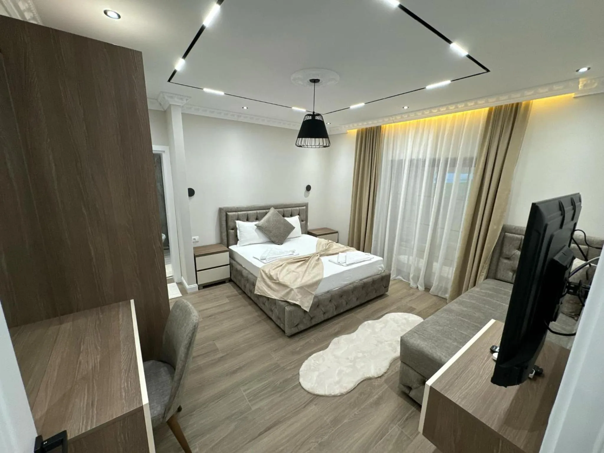 Bed in Apart Hotel Llolla