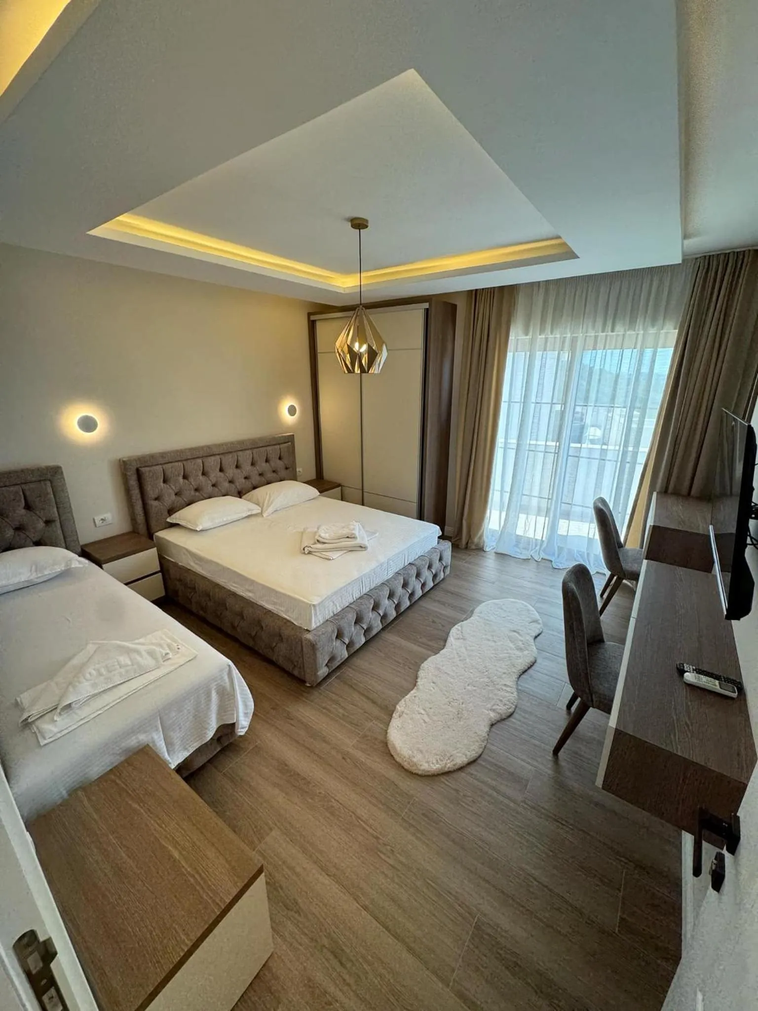 Bed in Apart Hotel Llolla