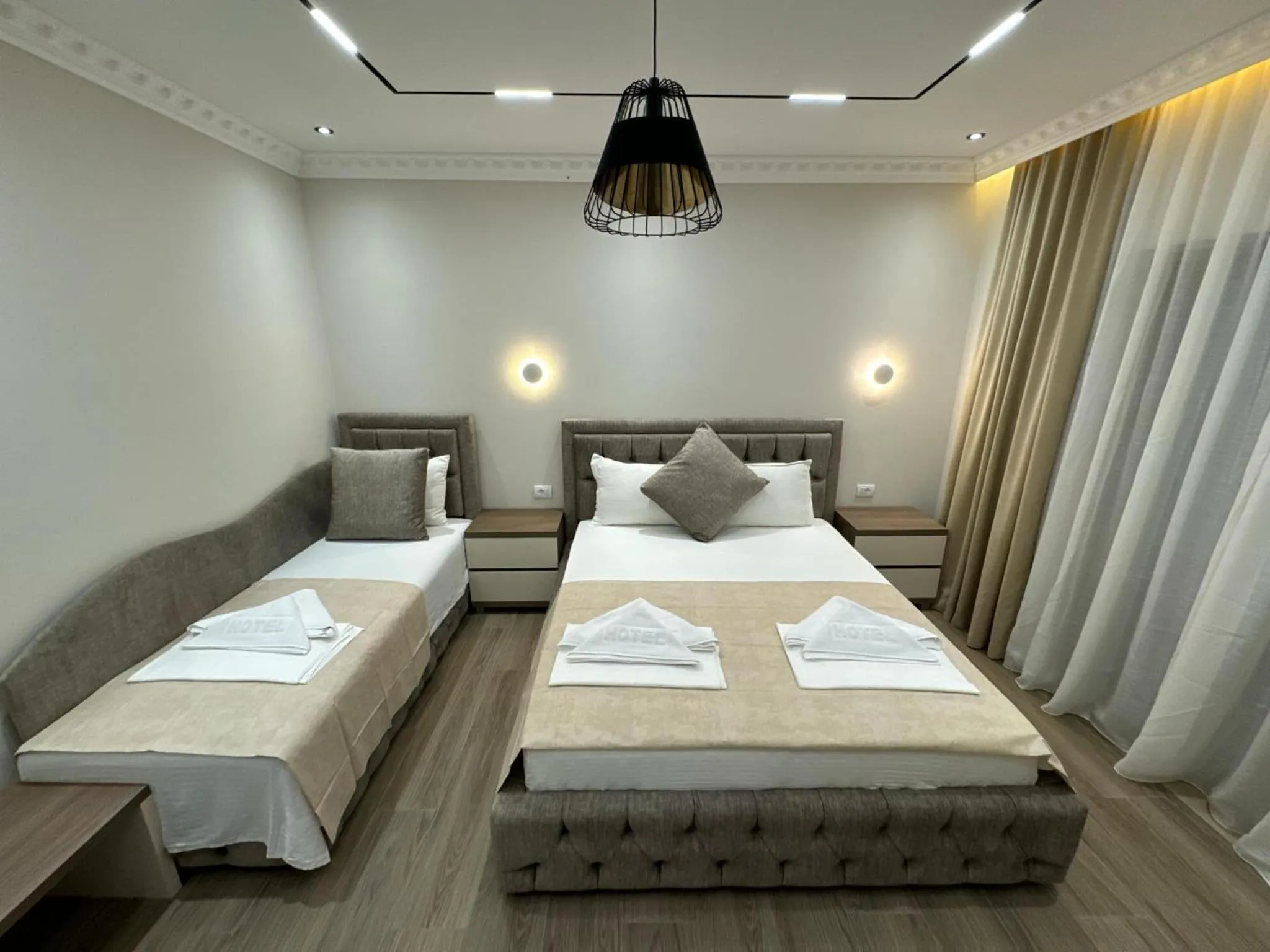 Bed in Apart Hotel Llolla