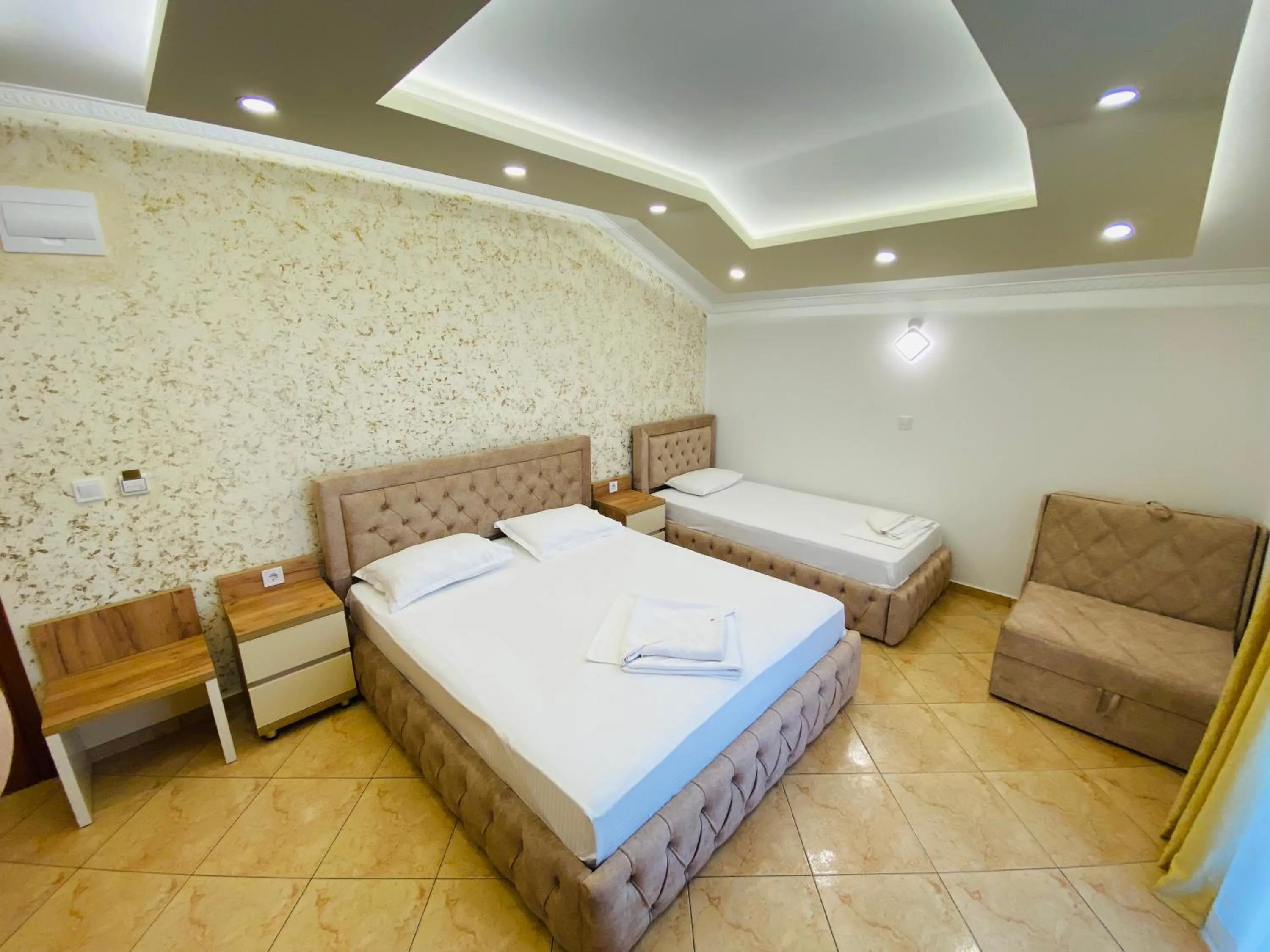 Bed in Apart Hotel Llolla