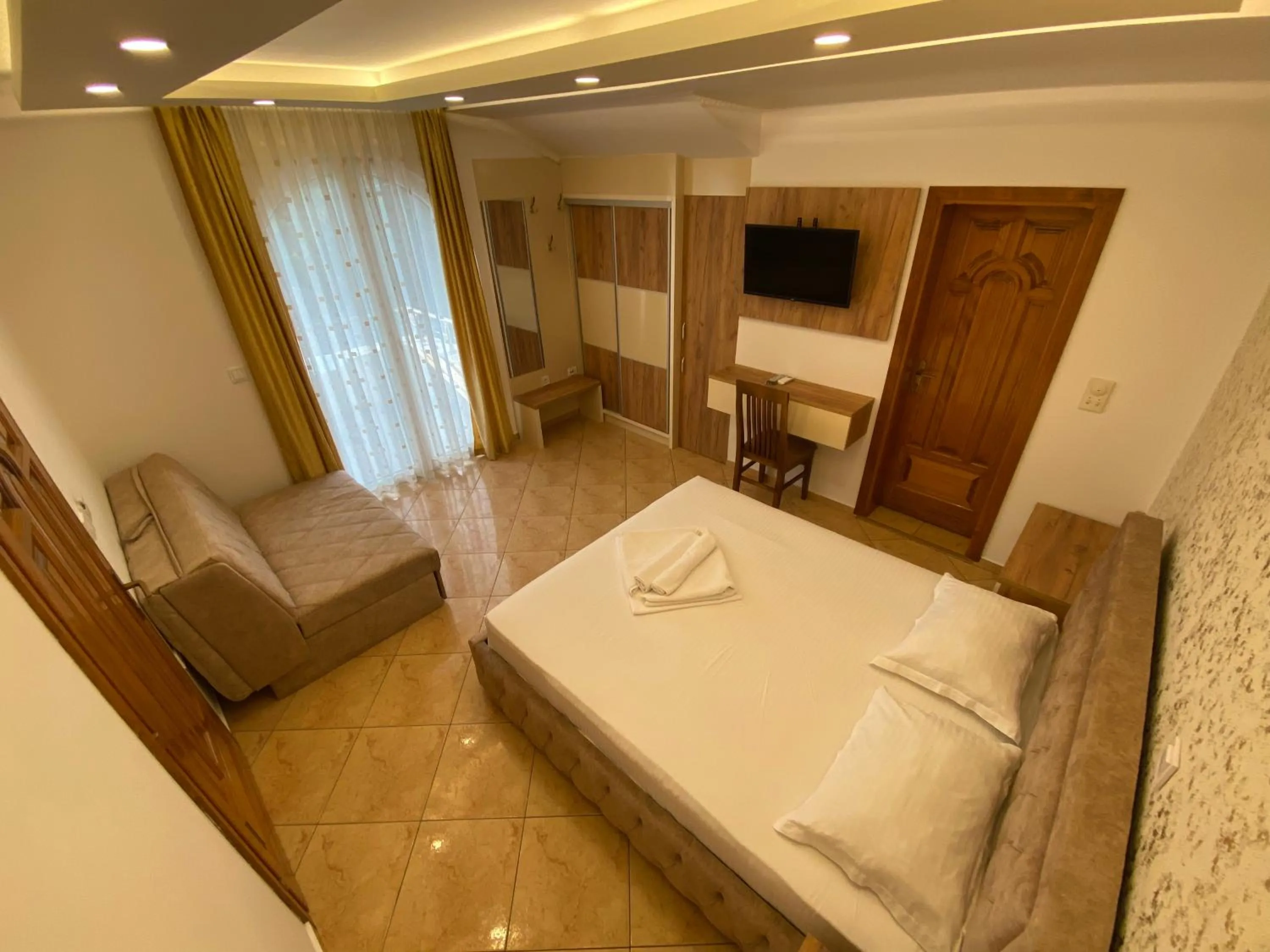 Bed in Apart Hotel Llolla