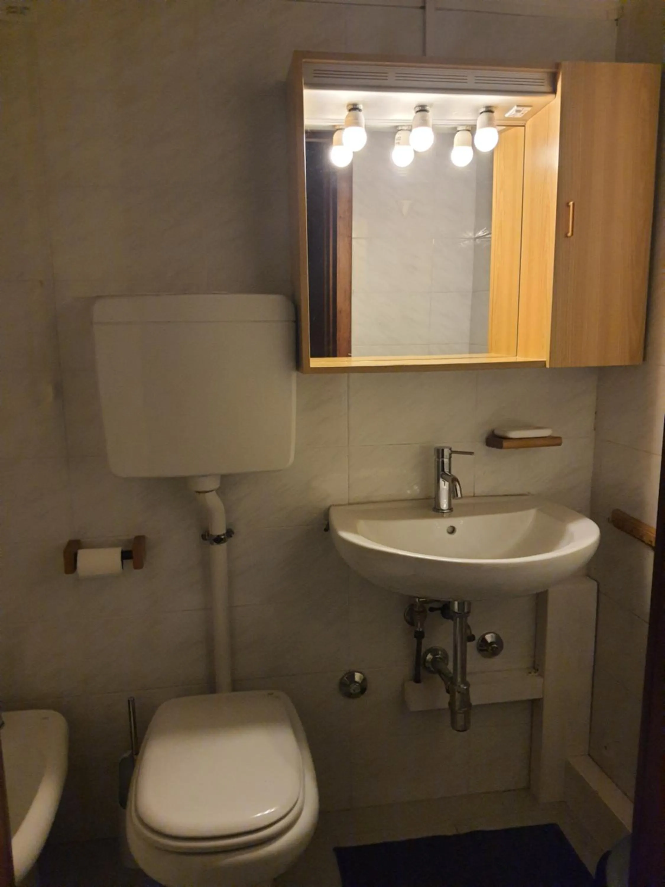 Bathroom in hotel Bologna