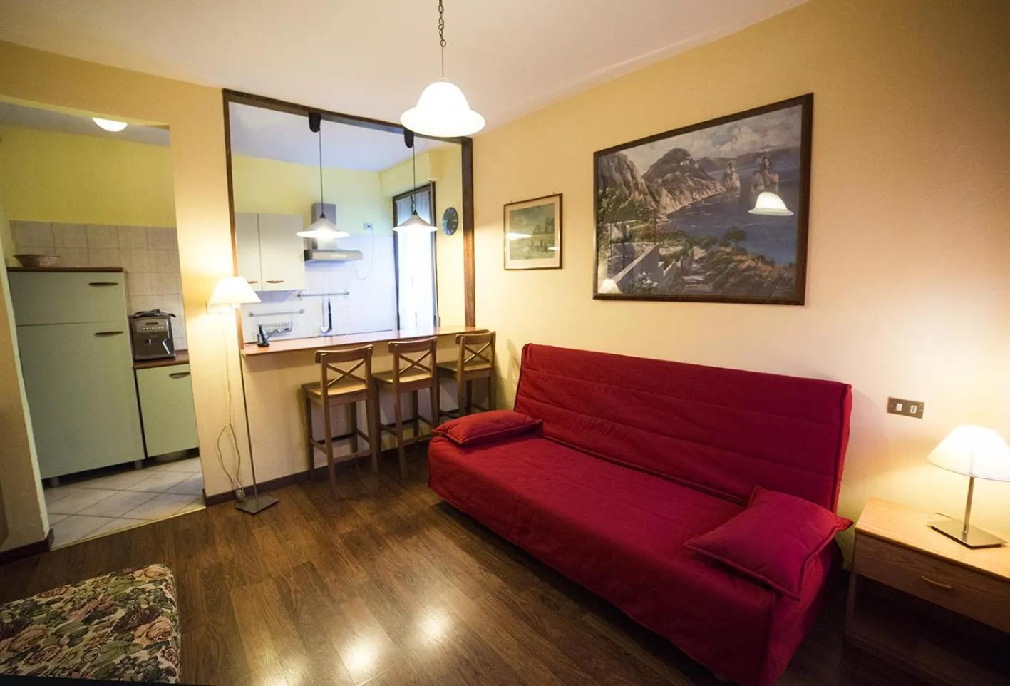 Living room in hotel Bologna