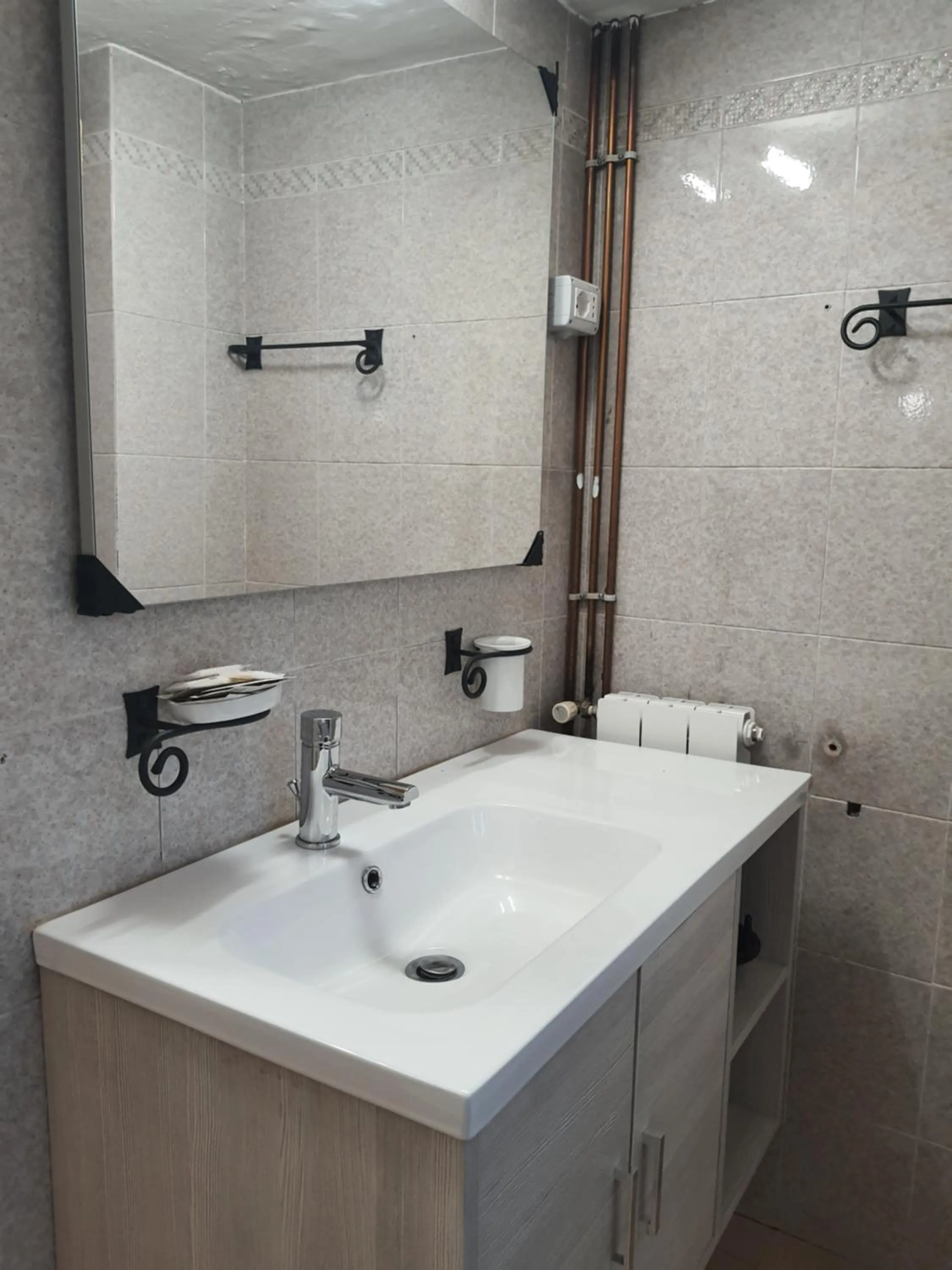 Bathroom in hotel Bologna