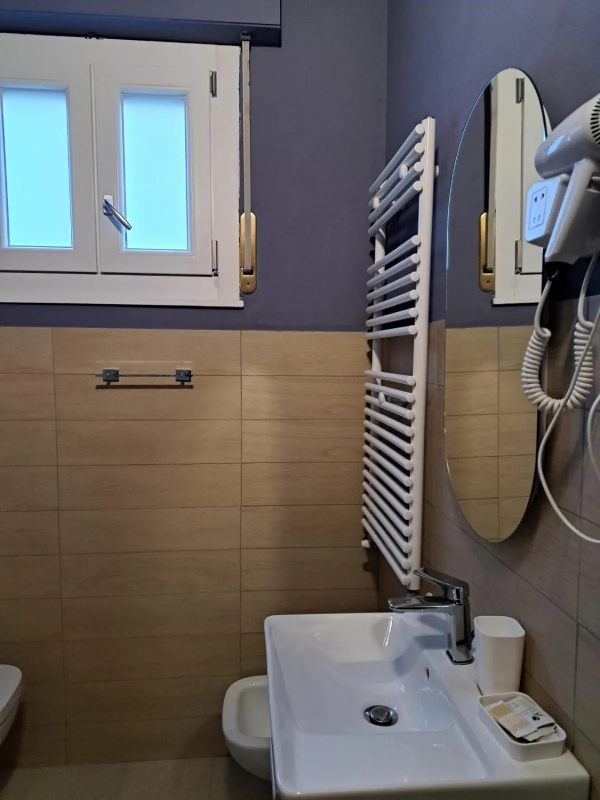 Bathroom in hotel Bologna