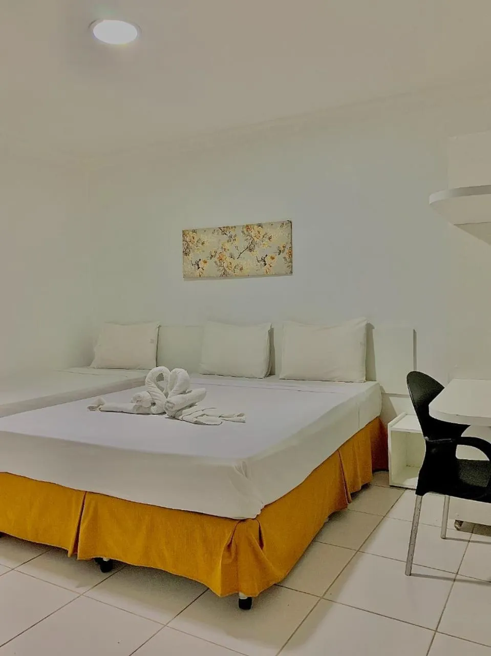 Bed in Pousada Marahub