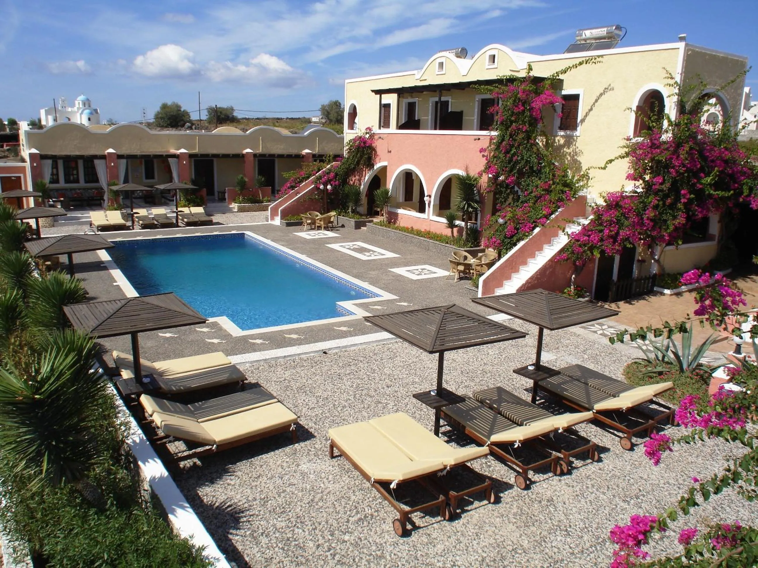 Bird's eye view in Abelonas Village